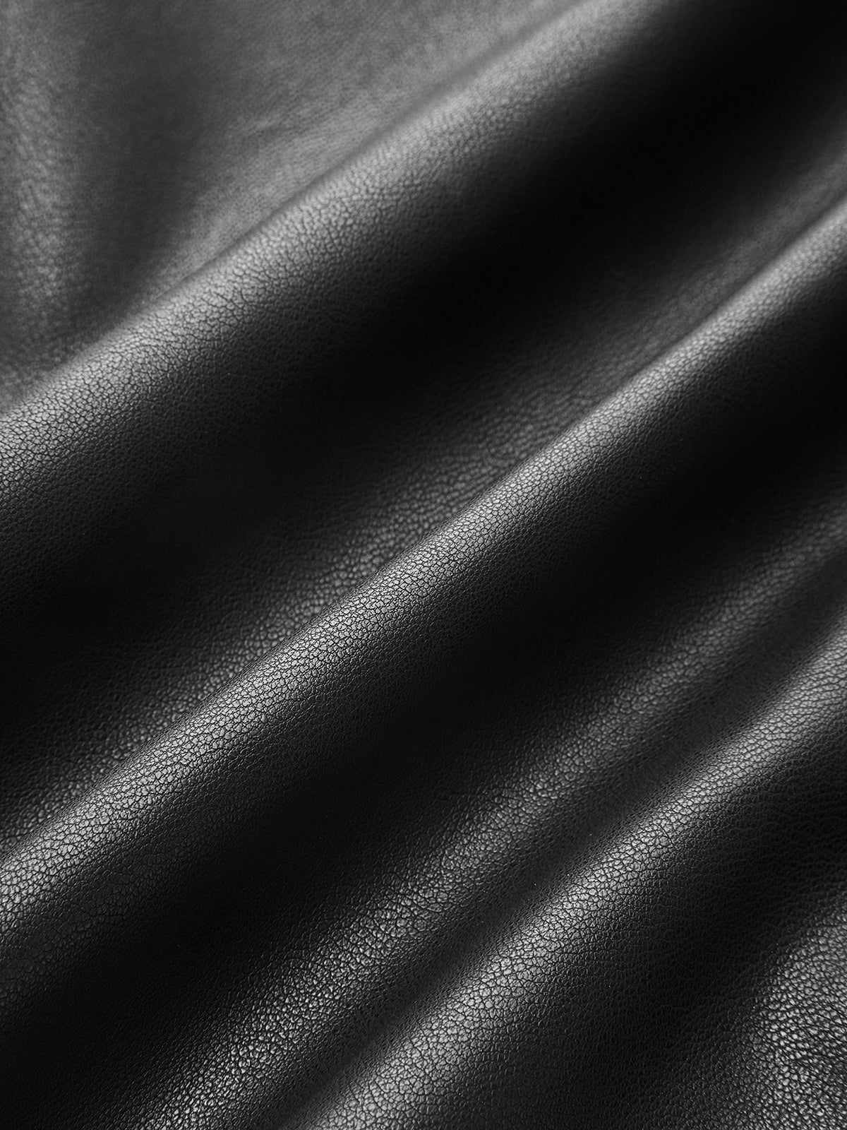 Faux Leather Ring Accent Asymmetric Skirt-Chicvia