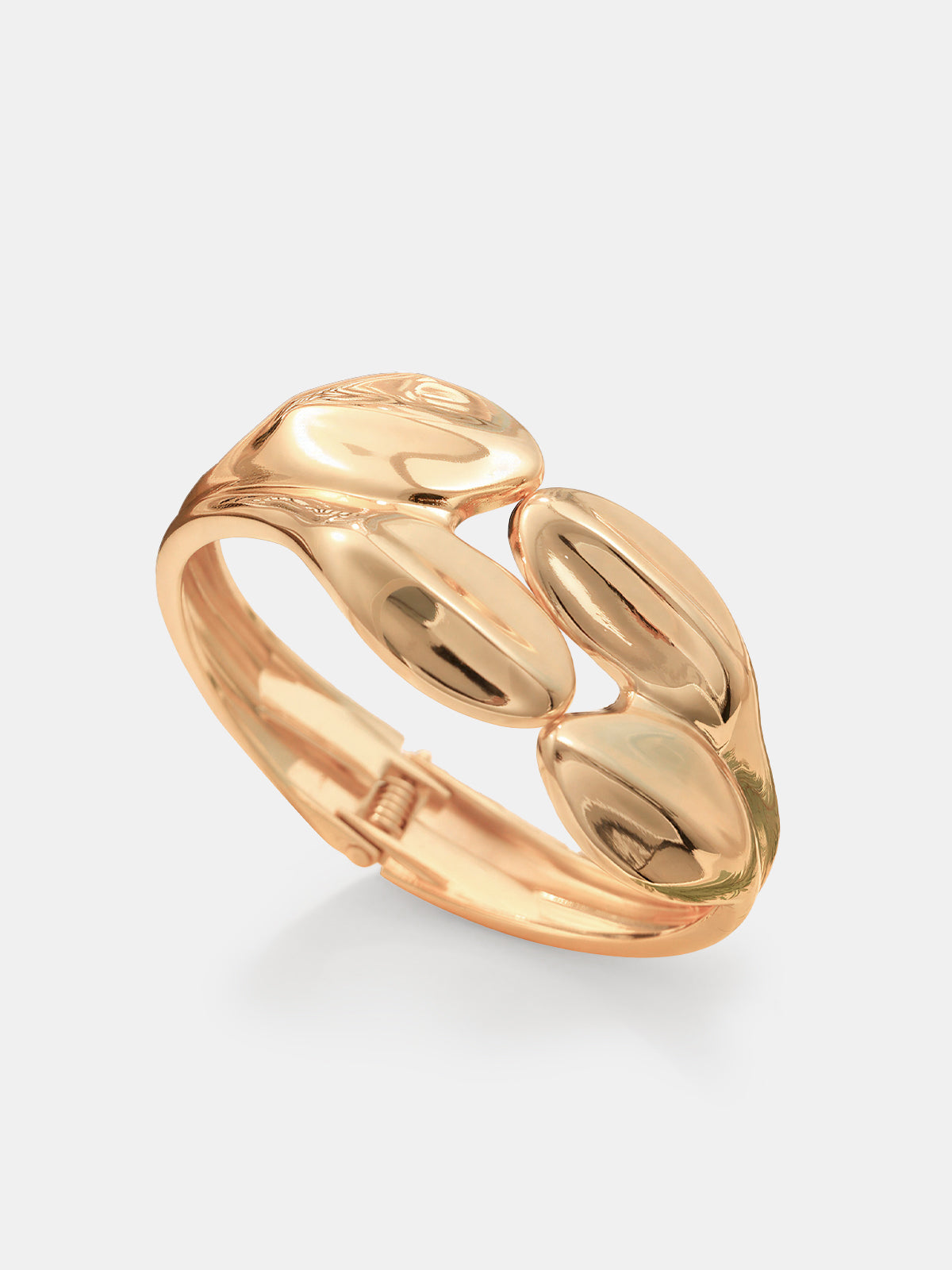 Irregular Sculpted Cuff Bracelet-Chicvia