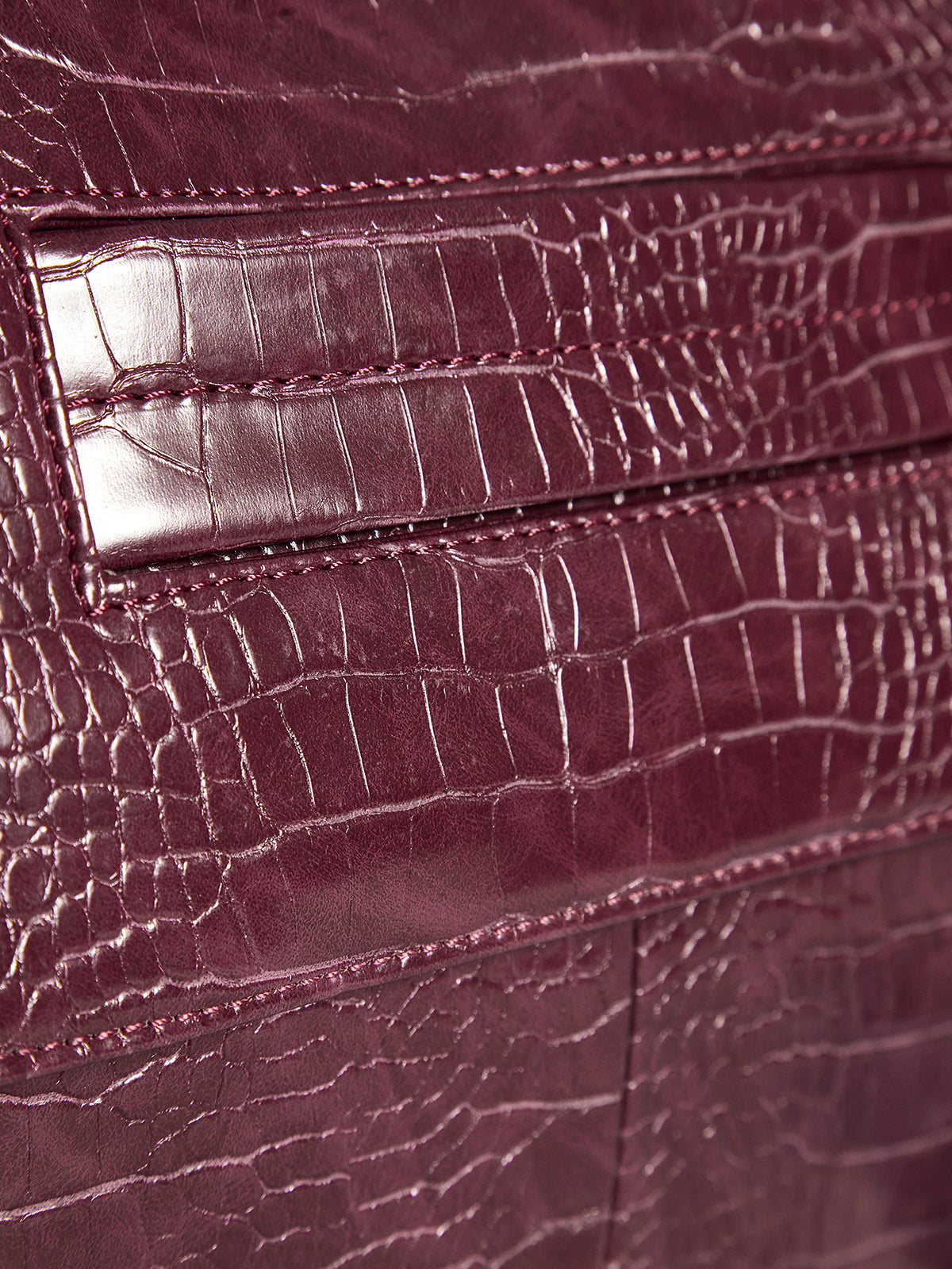 Crocodile Pattern Large Capacity Clutch Briefcase-Chicvia