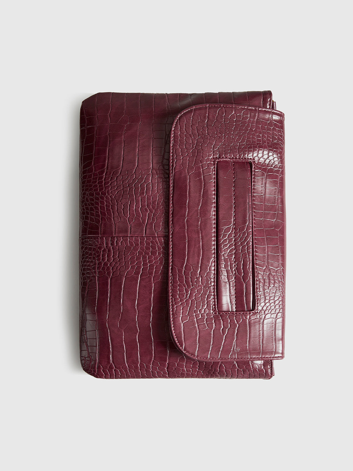 Crocodile Pattern Large Capacity Clutch Briefcase-Chicvia