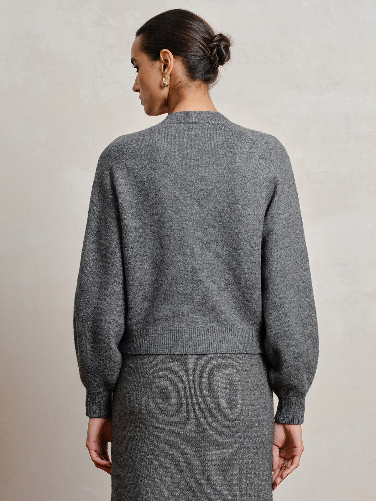 Lace-Up Trim V-Neck Cardigan-Chicvia