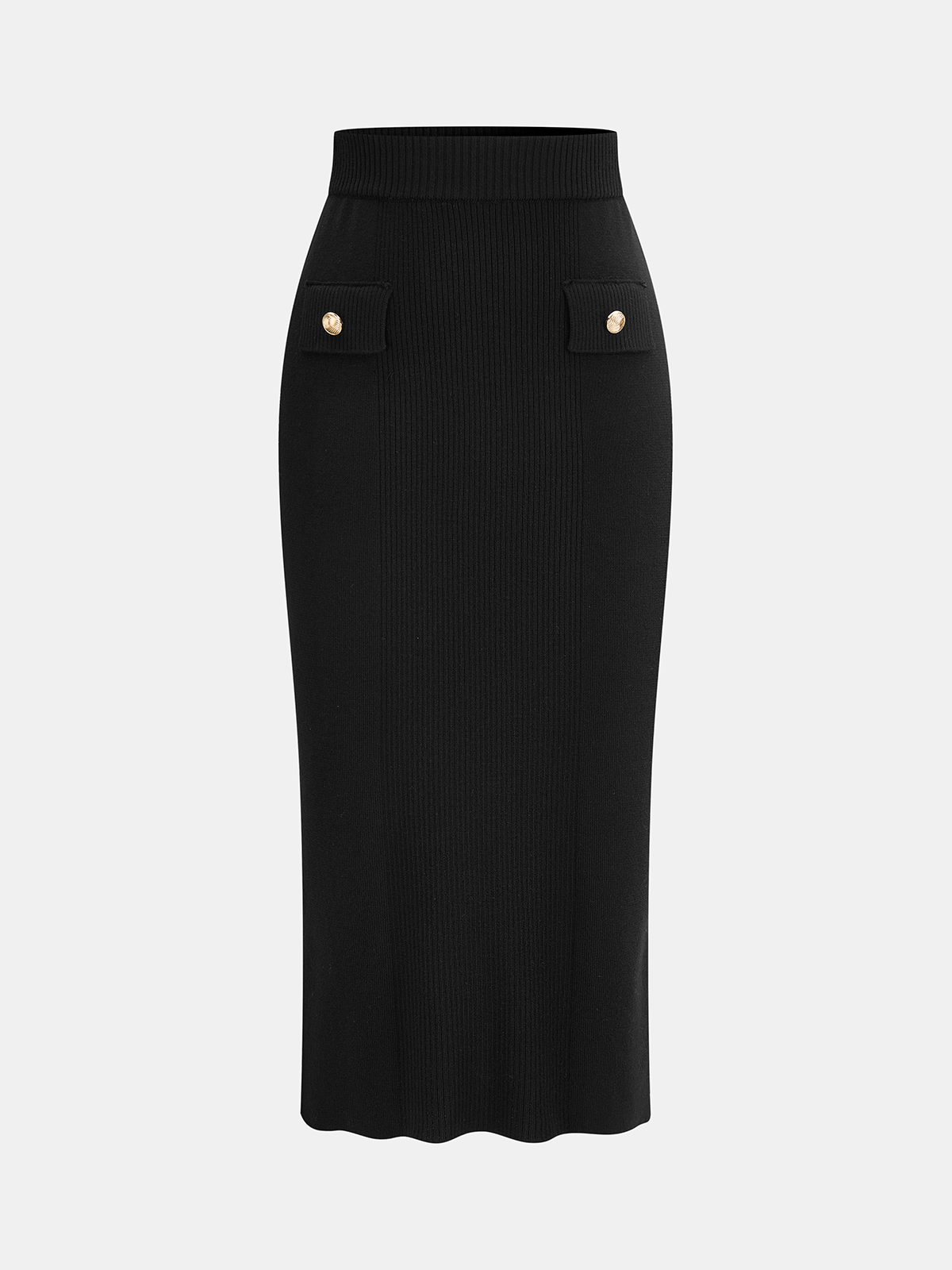 Knit Zipper Jacket & Pencil Skirt Set-Chicvia