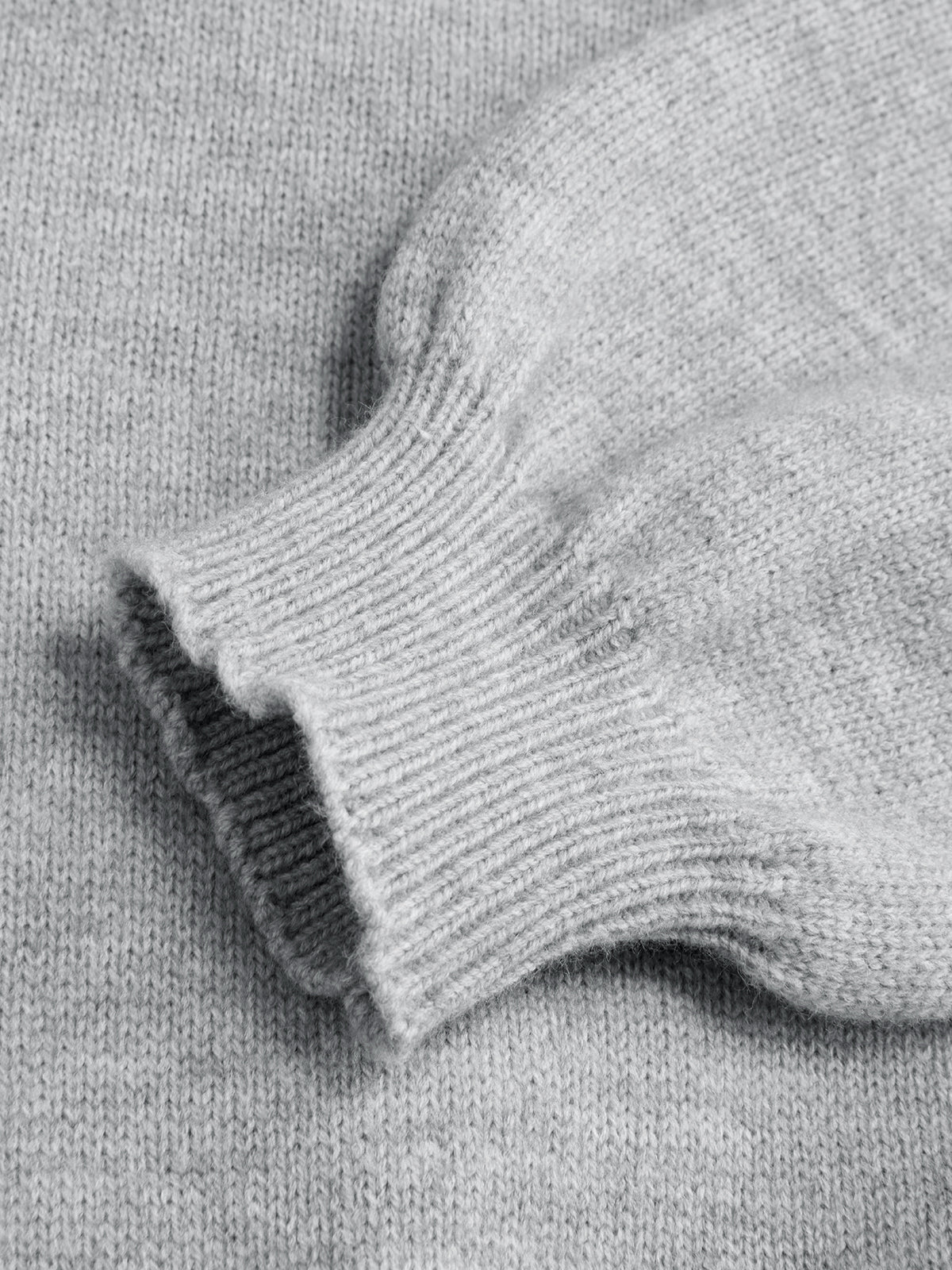 Contrast Collar Lace Hem Sweater-Chicvia