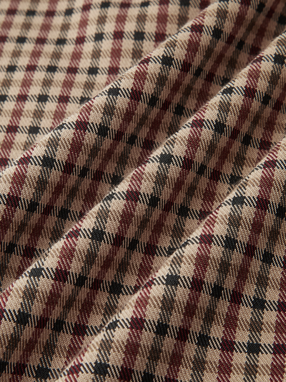 Mid-Waistt Checkered Wide-Leg Pants-Chicvia