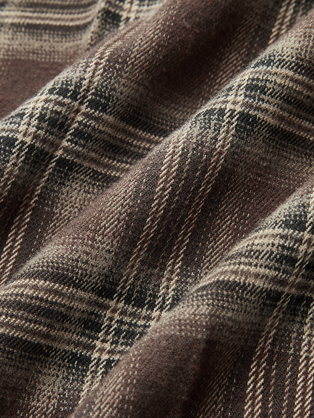 Plaid Asymmetric Pleated Maxi Skirt-Chicvia