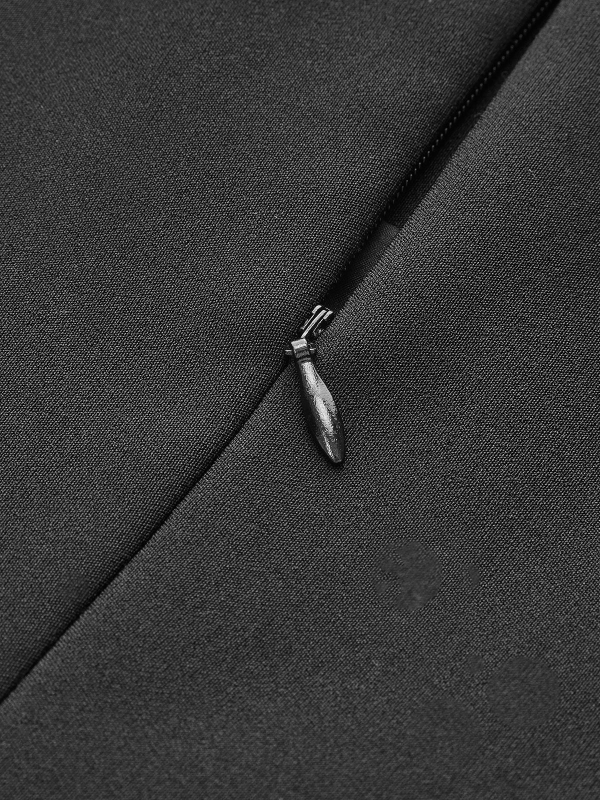 Lace Trim Pleated Sleeveless-Chicvia