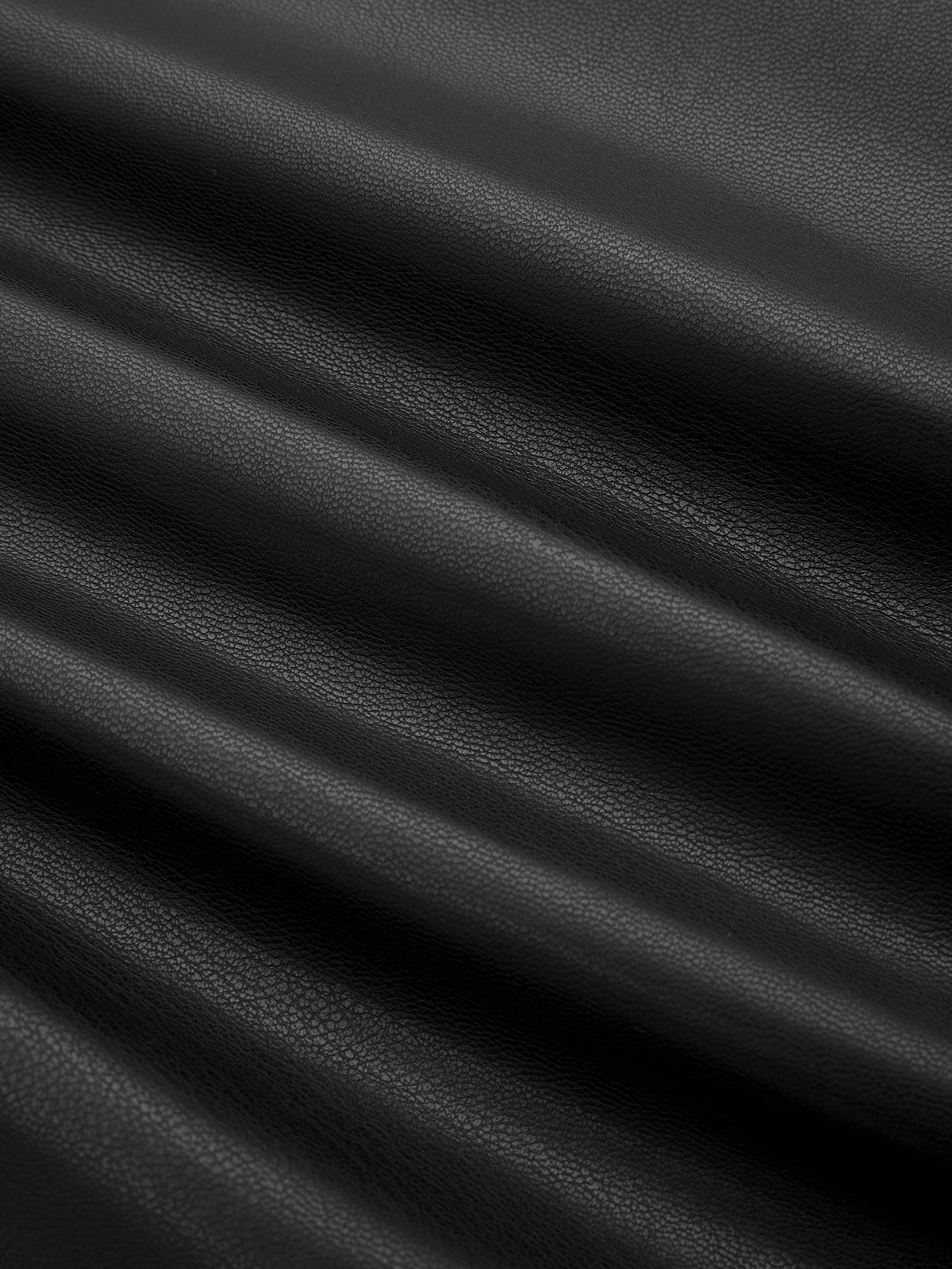 Faux Leather Balloon Pants with Braided Belt-Chicvia