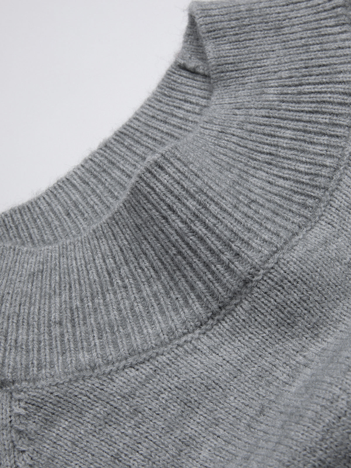 Mock Neck Cinched Waist Ribbed Knit Dress-Chicvia