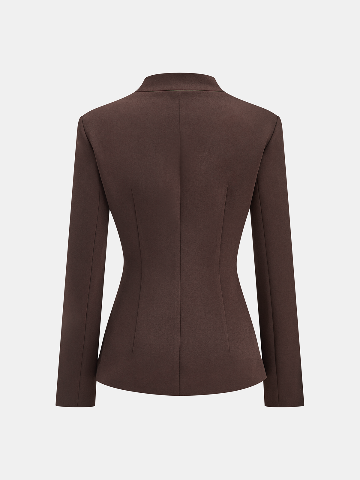 Metal Button Tailored Blazer-Chicvia