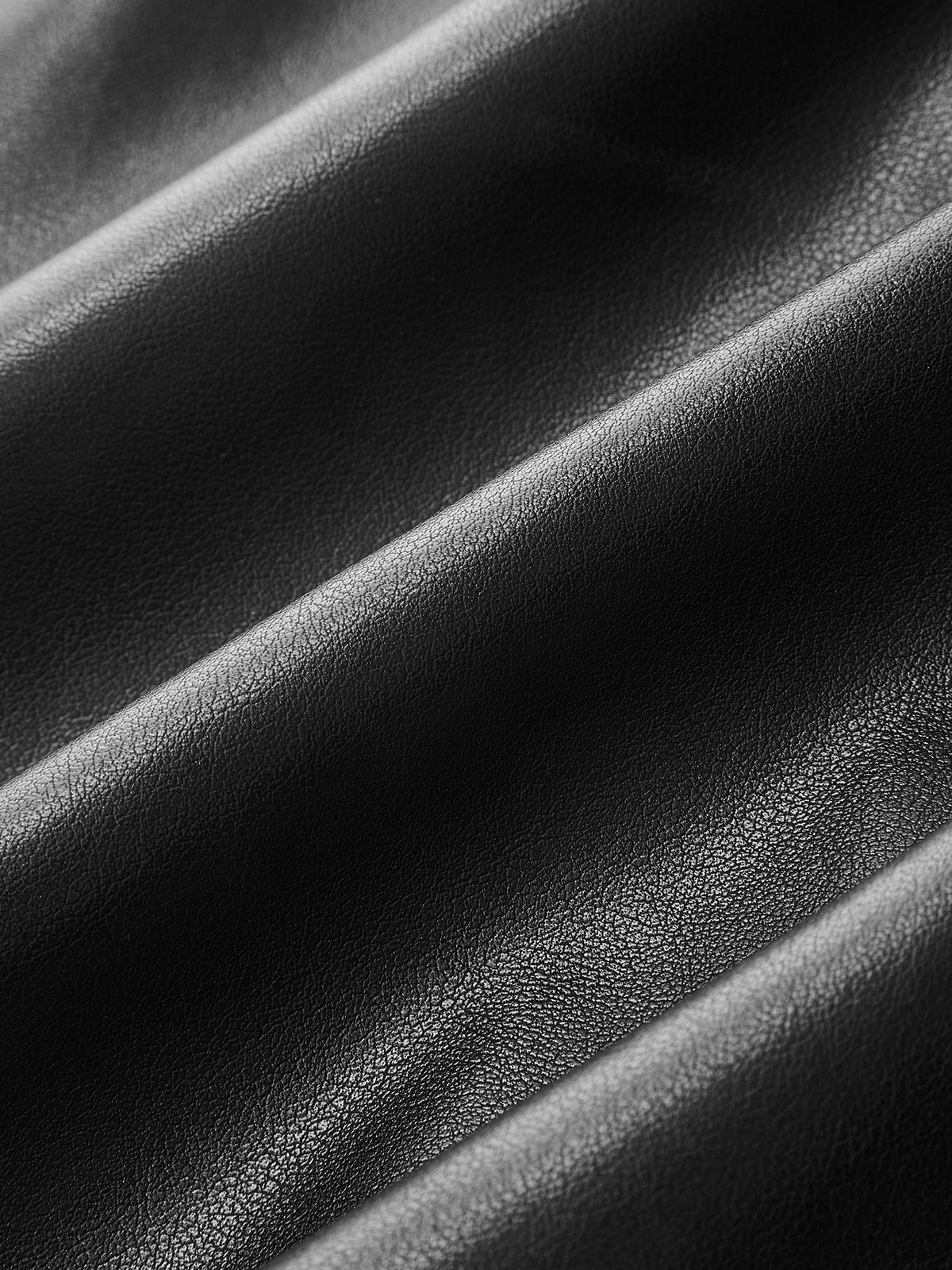 Knit & Faux Leather Panel Asymmetric Maxi Dress-Chicvia