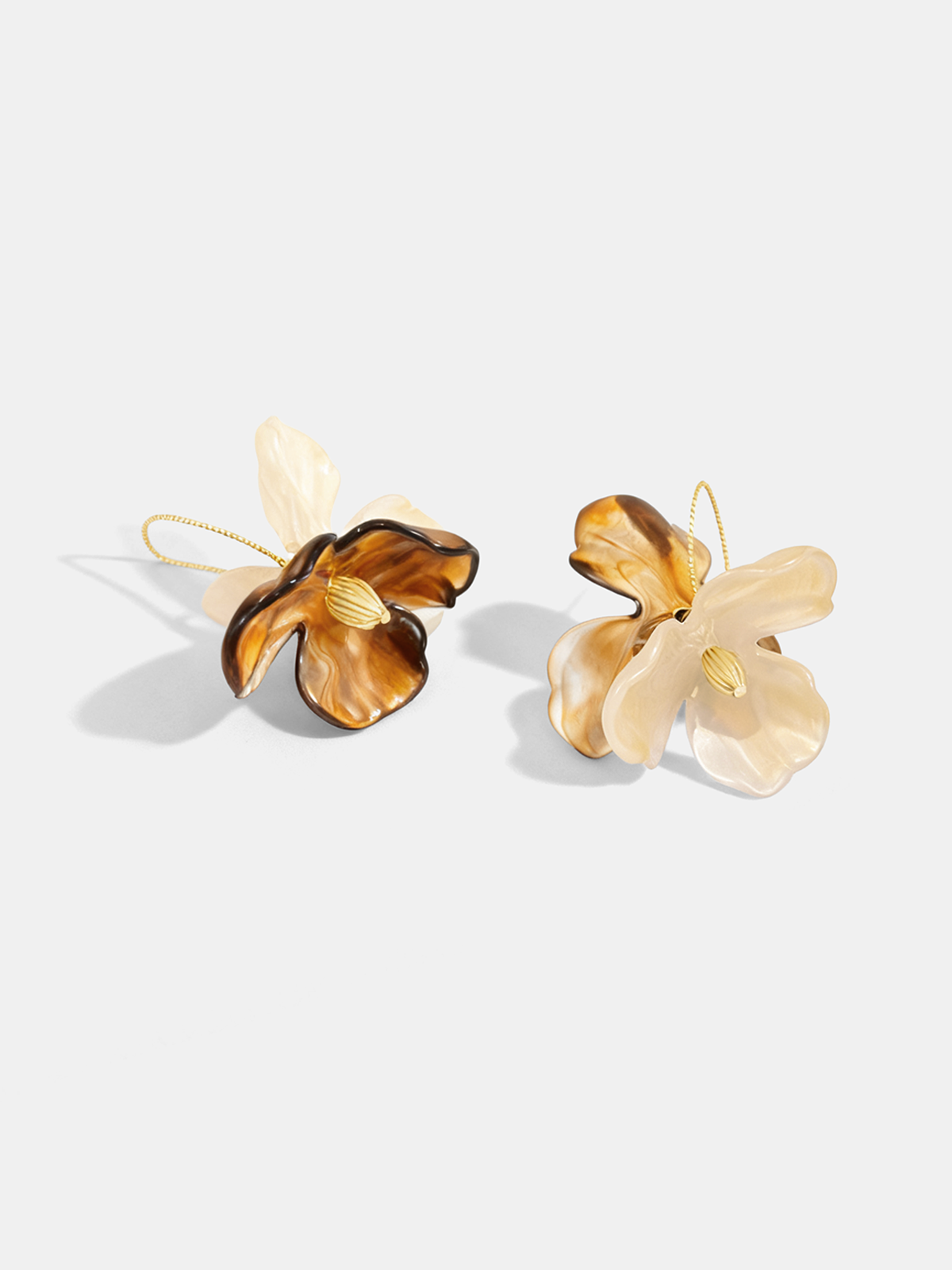 Maillard Flower Hook Earrings-Chicvia