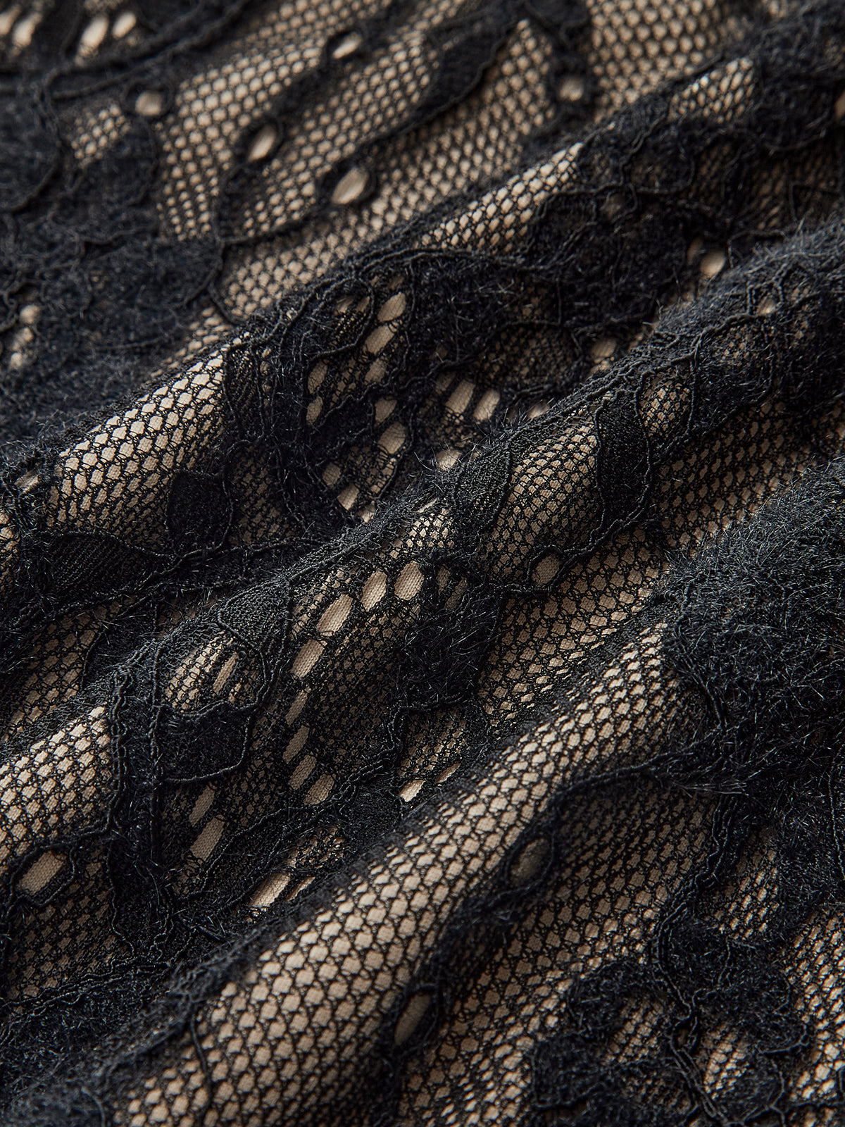 Floral Lace Backless Cami Bodysuit-Chicvia