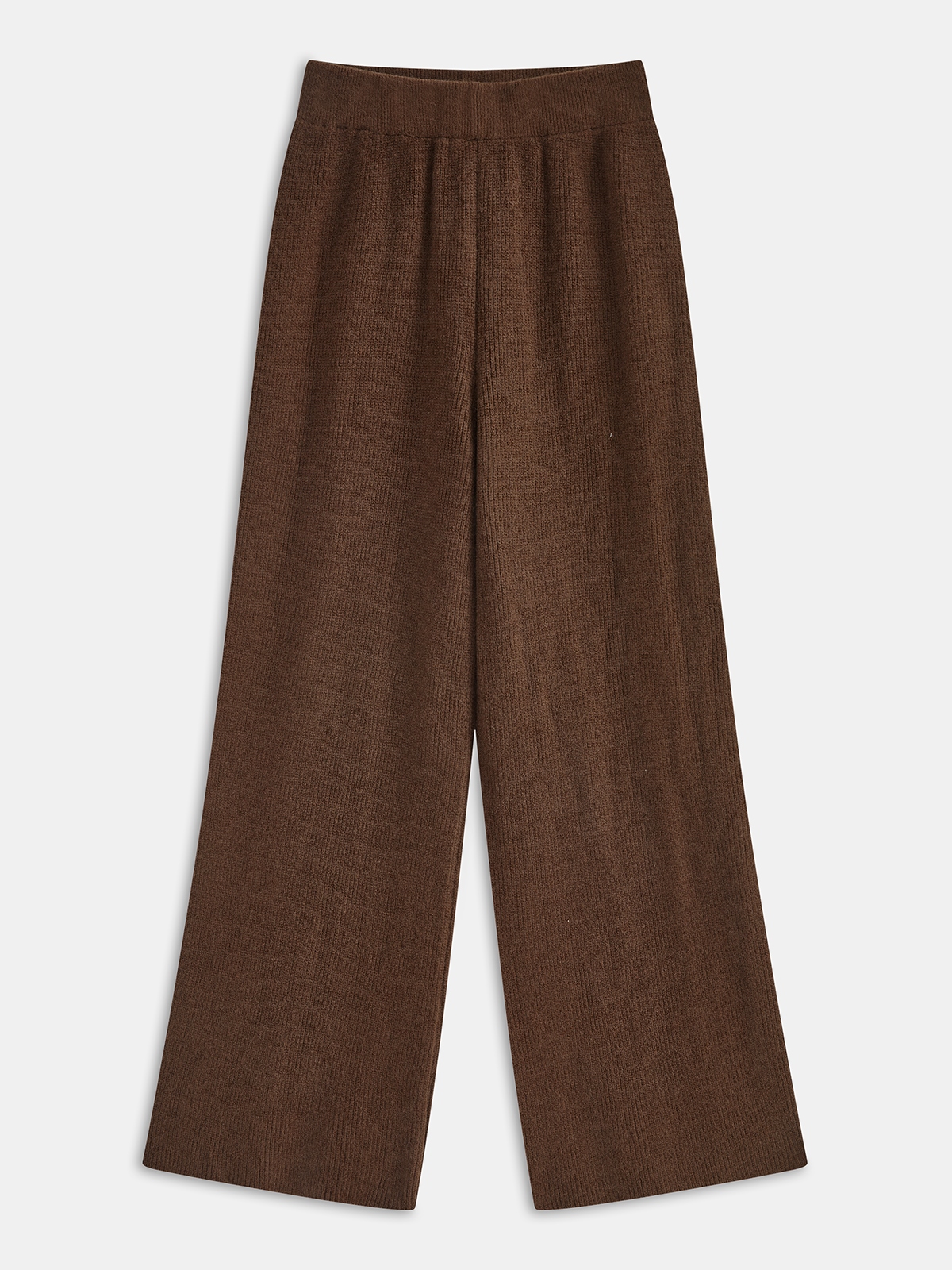 Half-Zip Sweater & Wide-Leg Pant Set-Chicvia