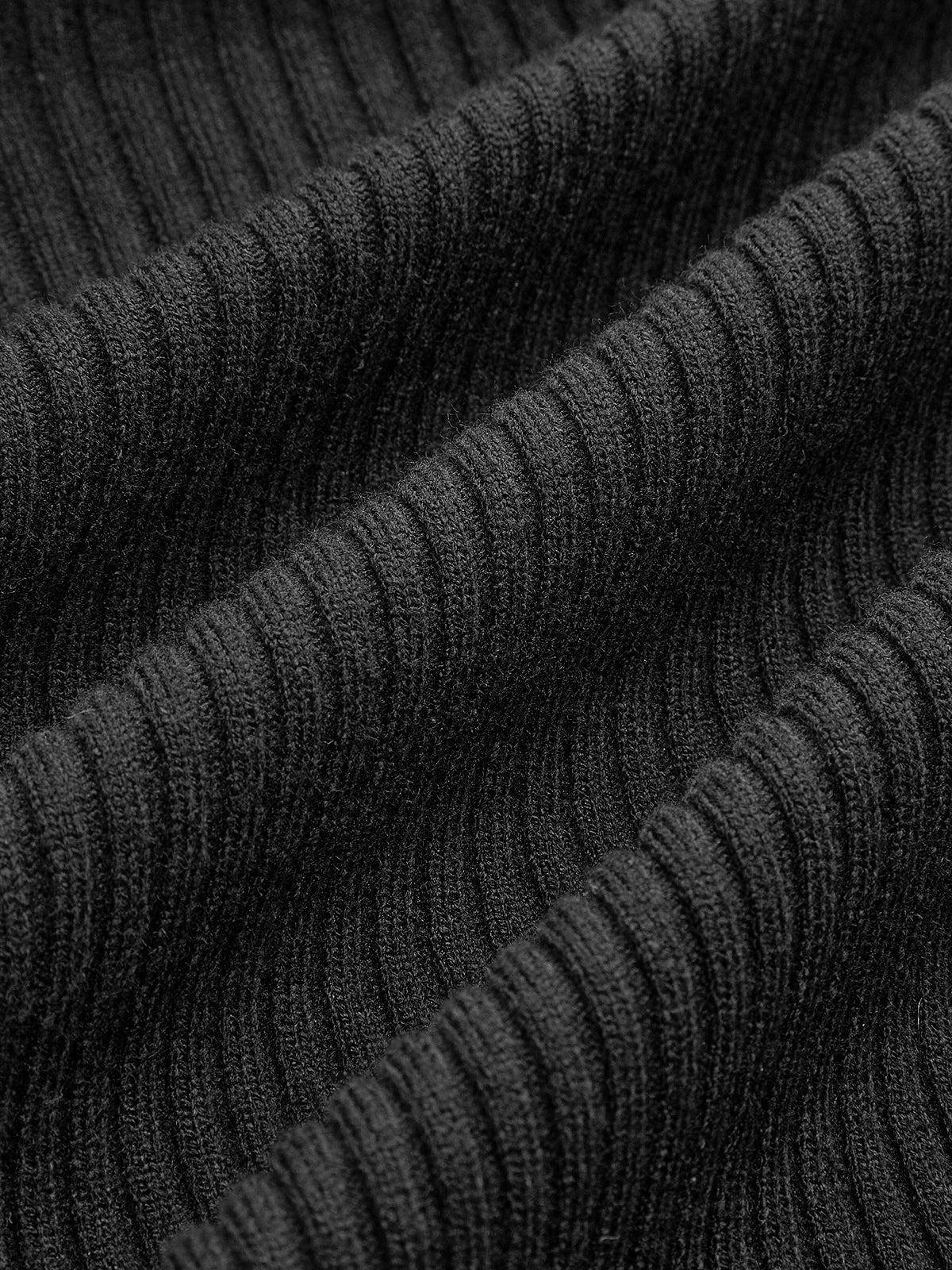 Oversized Ribbed Panel Bud Waist Button Knit Top-Chicvia