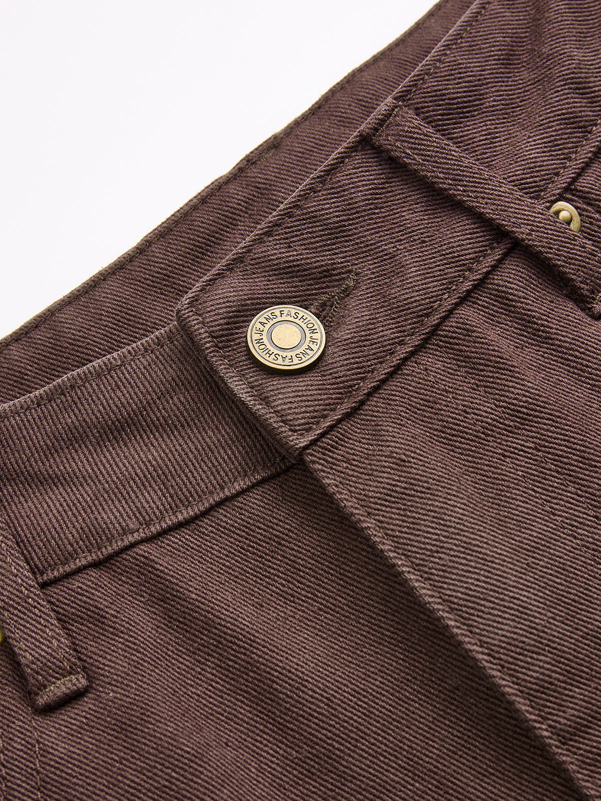 Mid-Waist Denim Wide-Leg Jeans-Chicvia