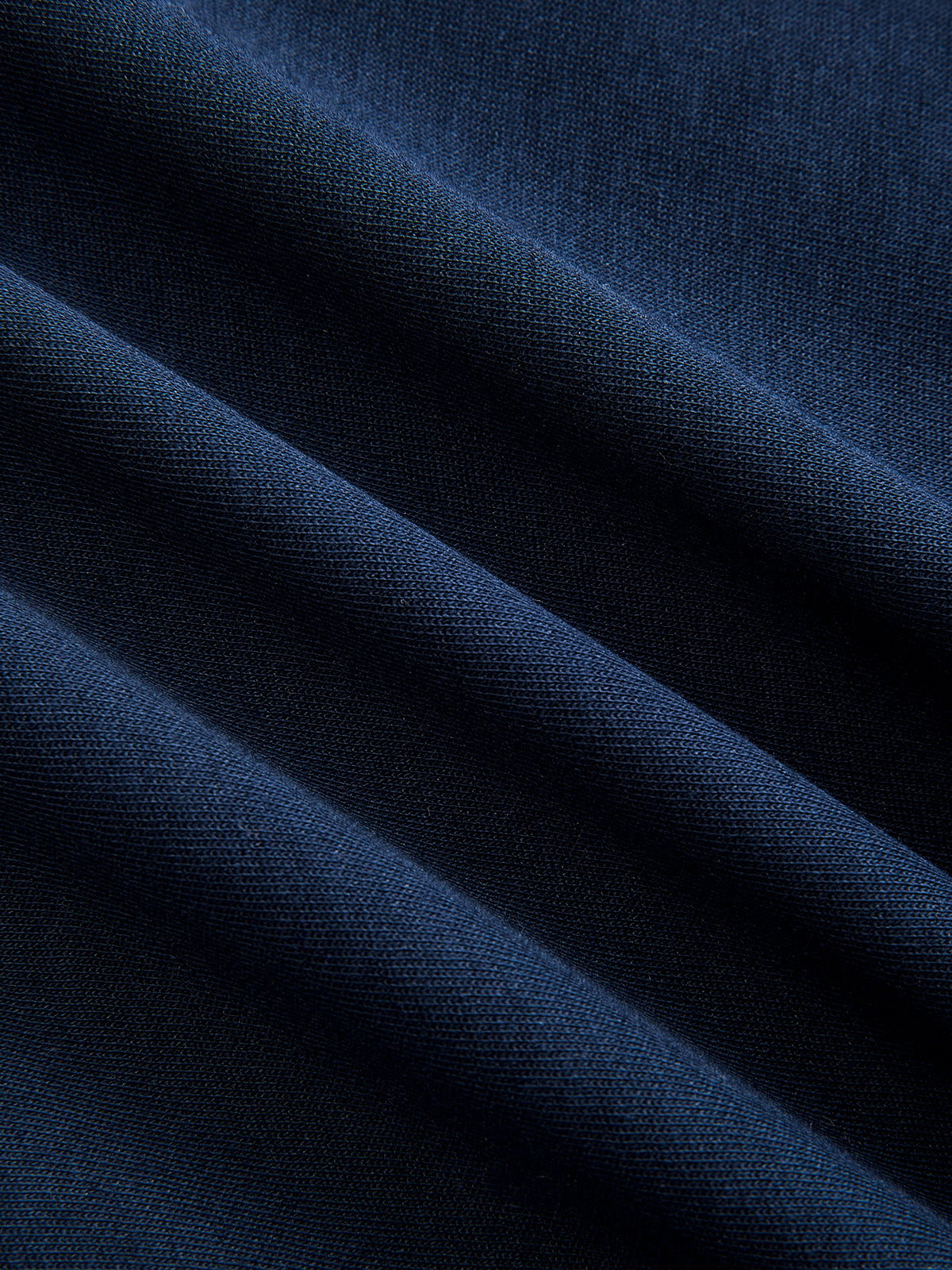 Denim Collar Cinched Waist Sweatshirt-Chicvia