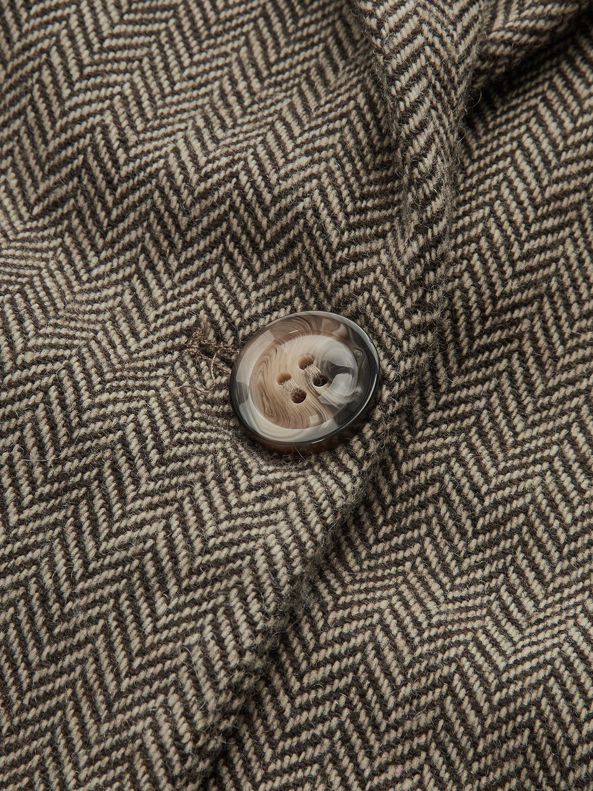 Large 3D Flower Single Button Tweed Blazer-Chicvia