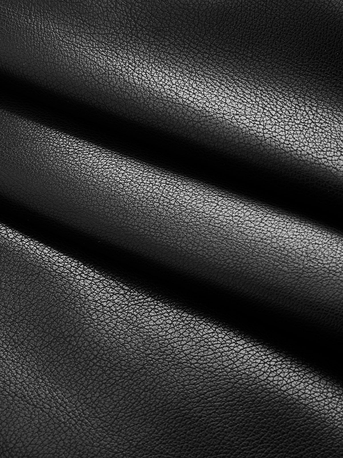 Faux Leather Ruched Pleated Mini Skirt-Chicvia