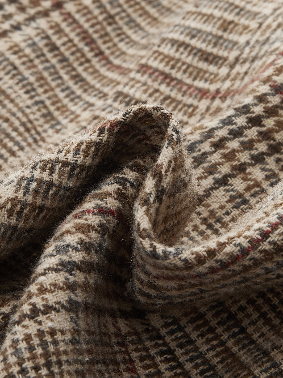 Mid-Waisted Belted Plaid Shorts-Chicvia