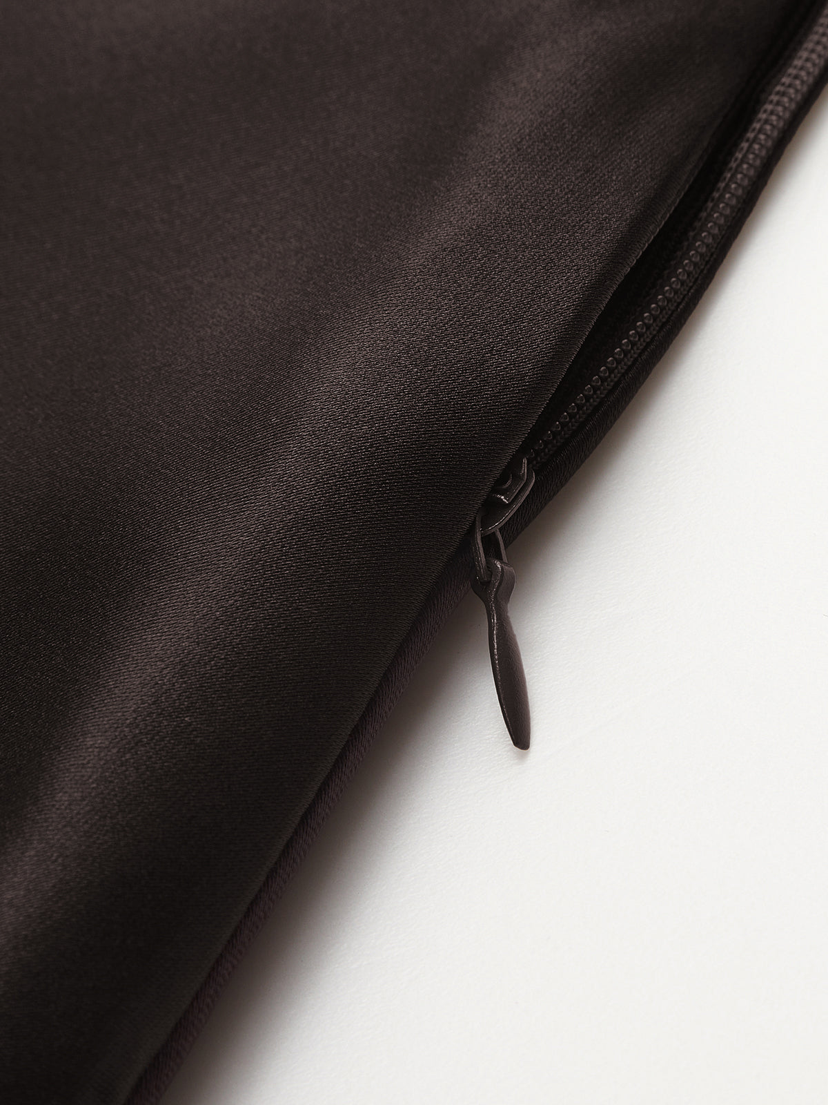 Draped Satin Tie-Neck Mini Dress-Chicvia