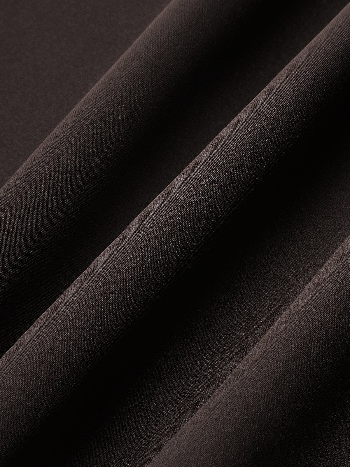 Draped Satin Tie-Neck Mini Dress-Chicvia