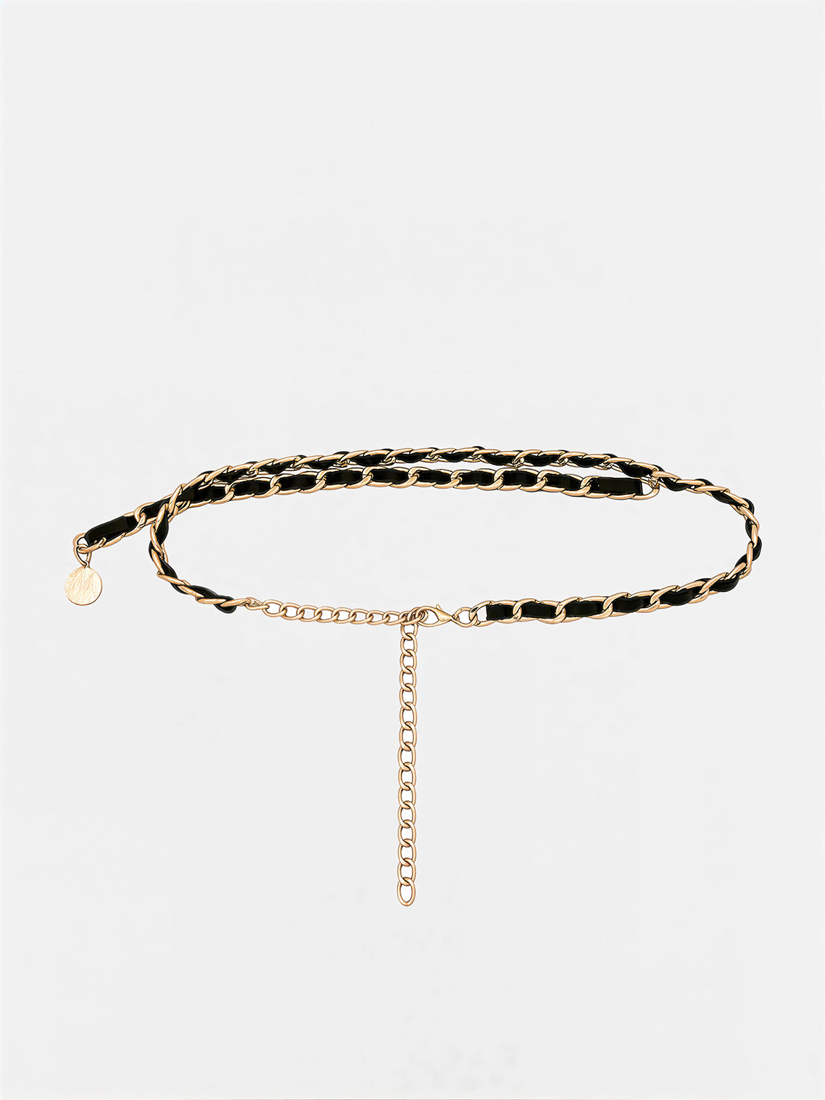 Coin Charm Wrap Chain Belt-Chicvia