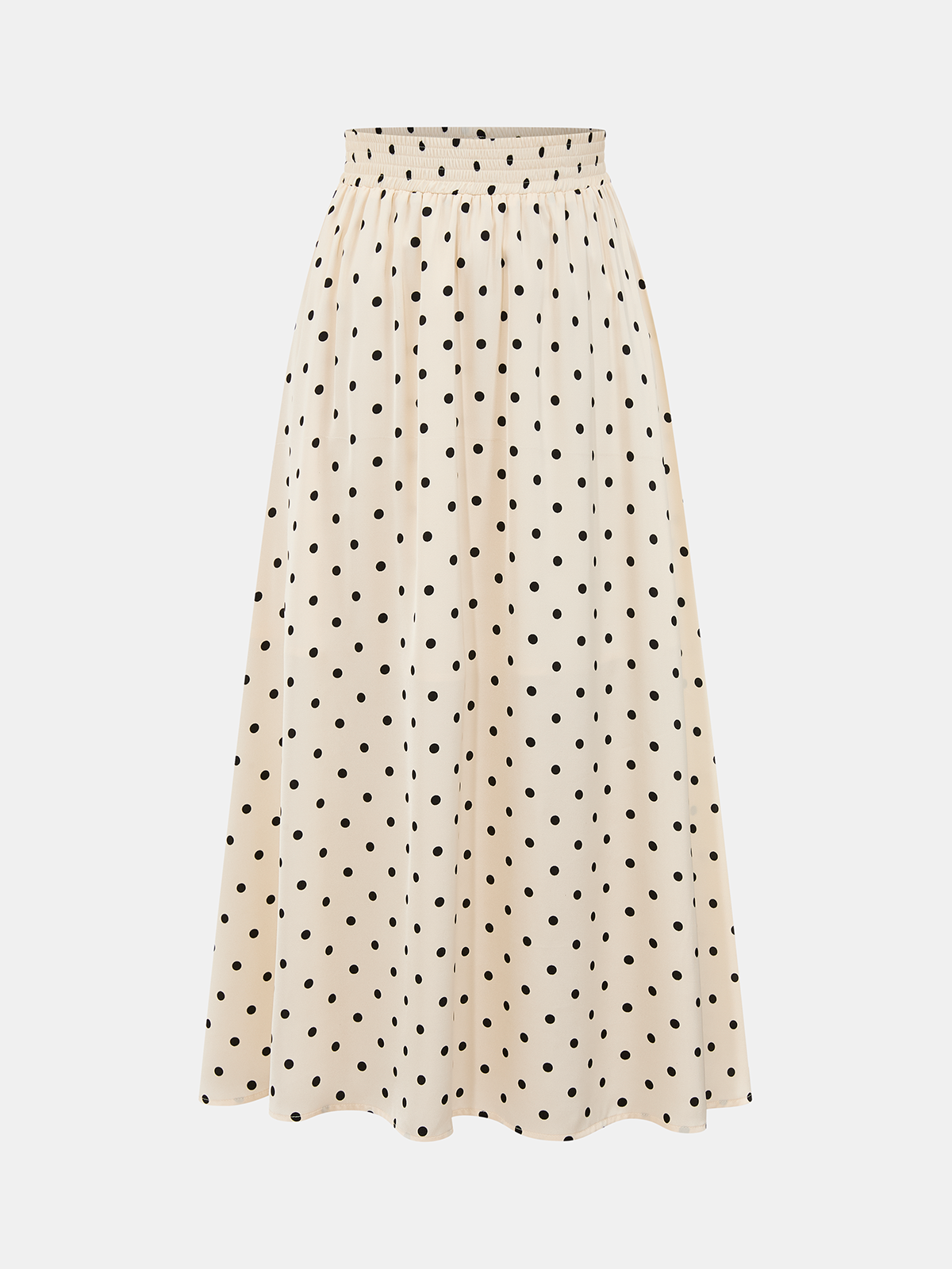 Polka Dot Sleeveless Top & Maxi Skirt Set-Chicvia