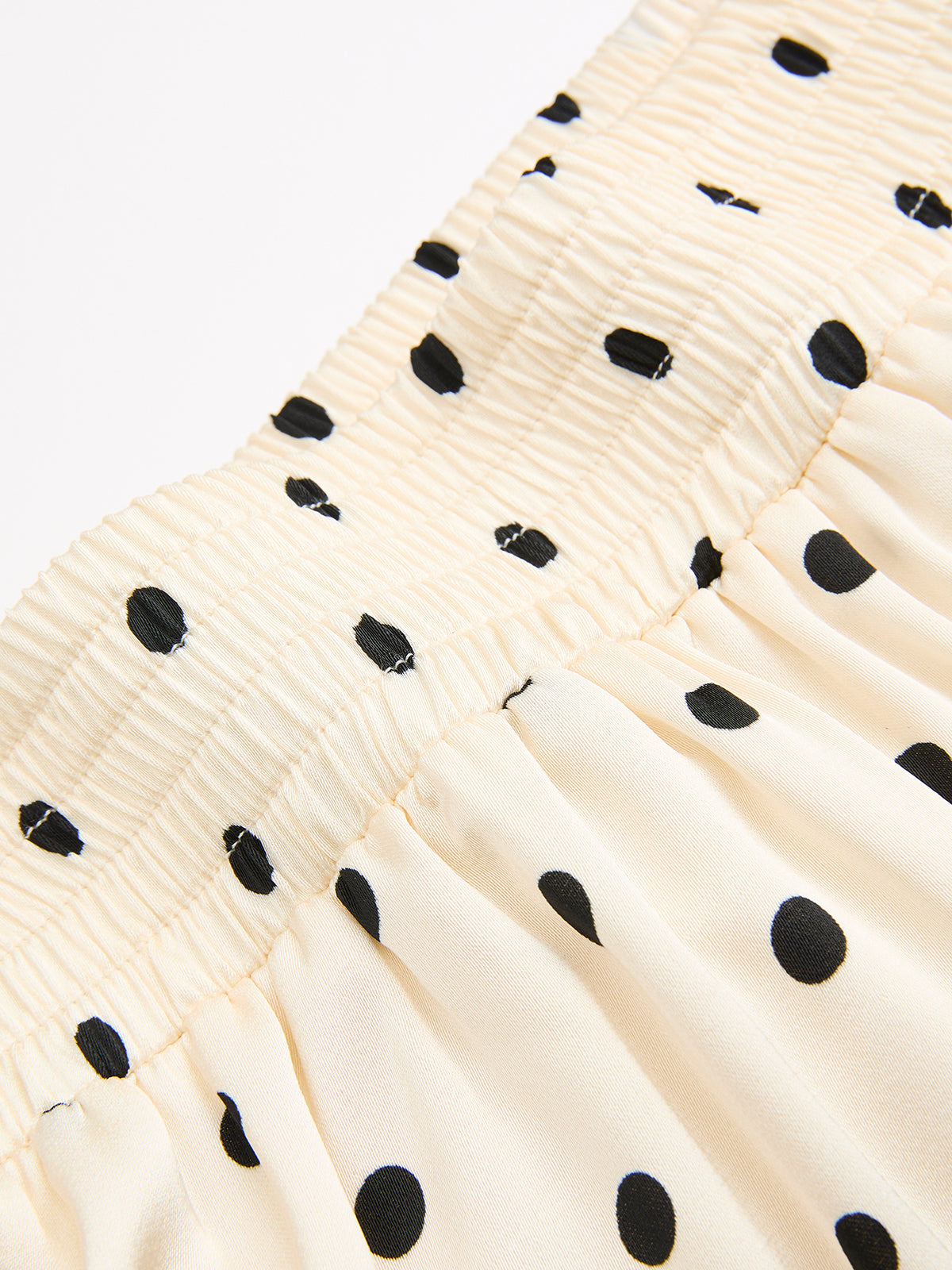 Polka Dot Sleeveless Top & Maxi Skirt Set-Chicvia