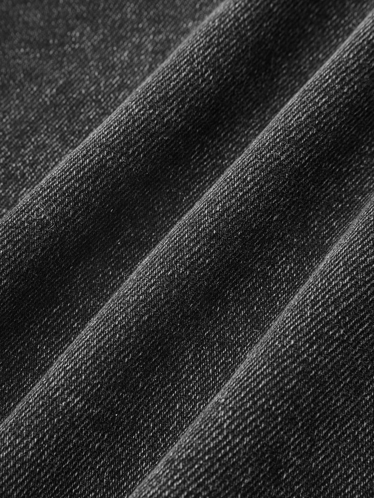 Mid-Waist Denim Curved-Leg Jeans-Chicvia