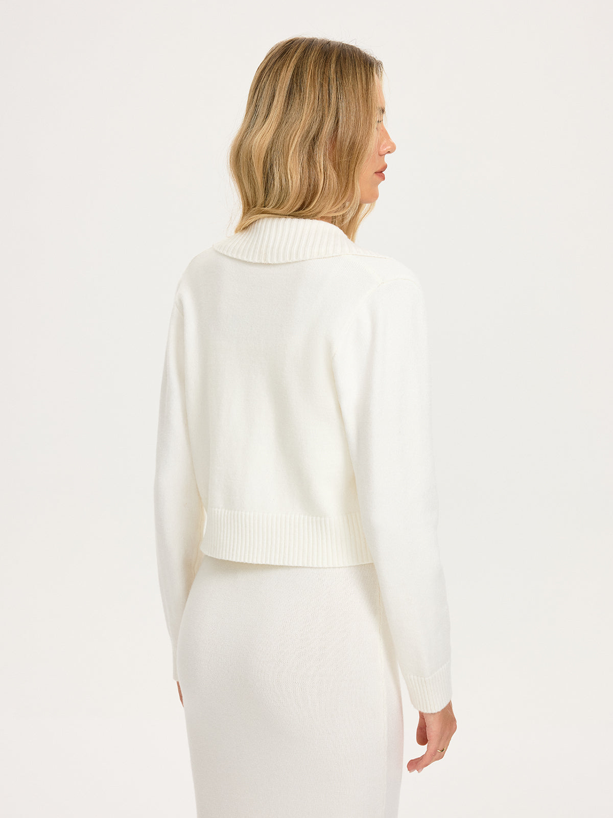 Outerwear Style Loose Knit Cardigan-Chicvia