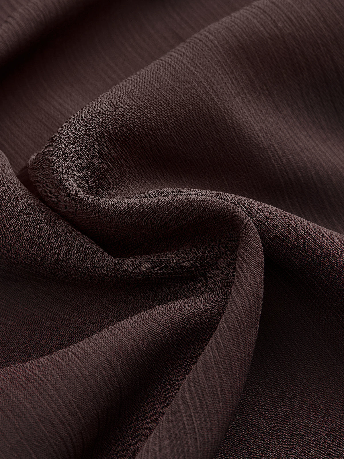 Chiffon V-Neck Puff-Sleeve Maxi Dress-Chicvia