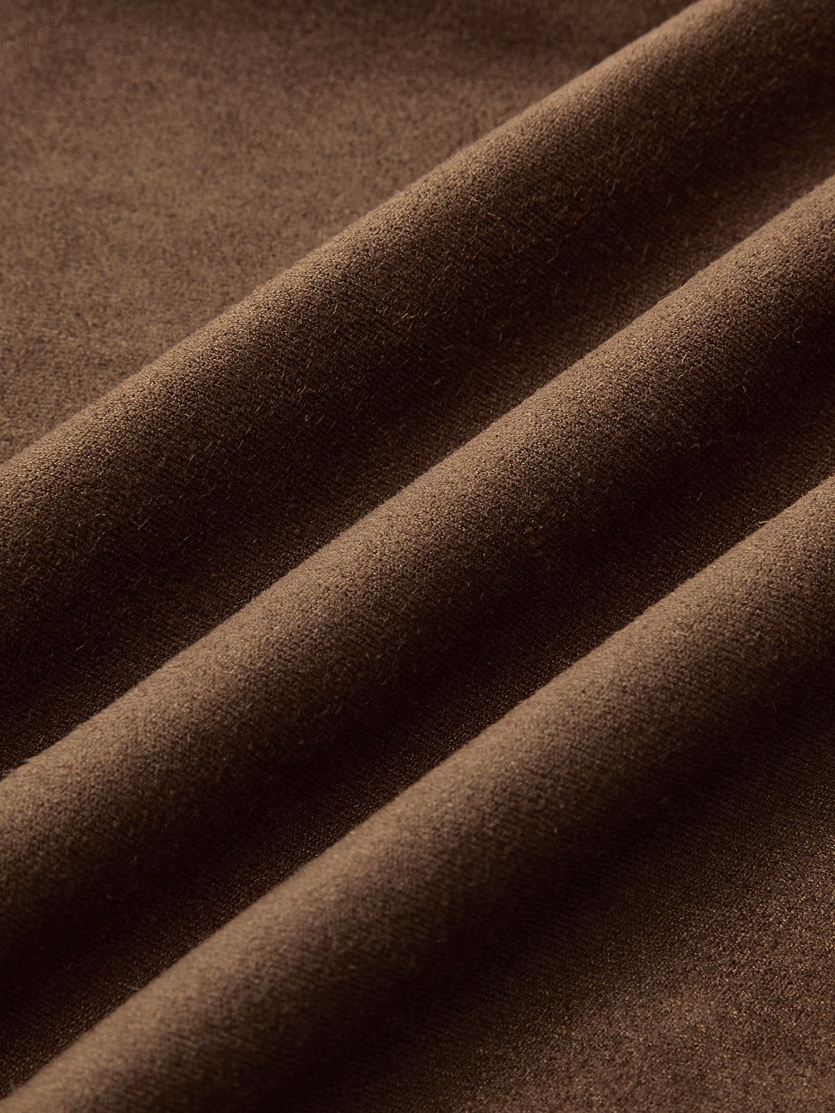 Buckle Detail Suede Effect Midi Skirt-Chicvia