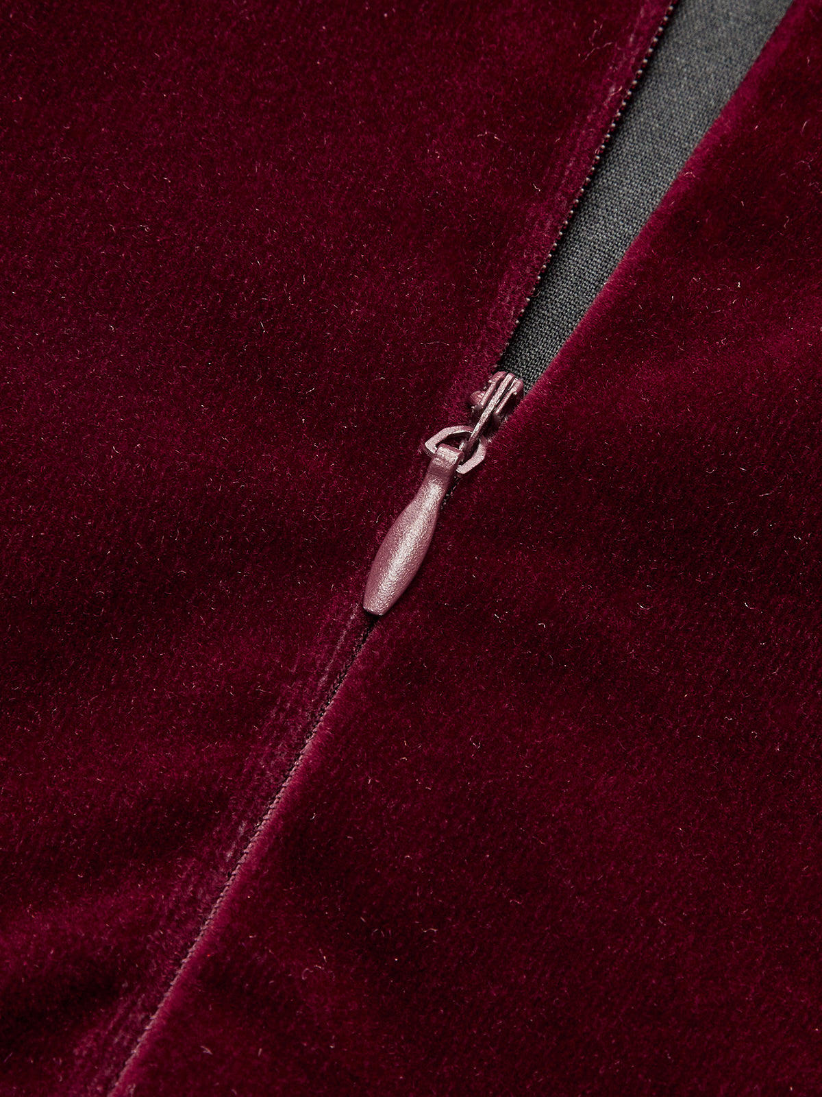 Pleated Panel Velvet Mini Dress with Belt-Chicvia