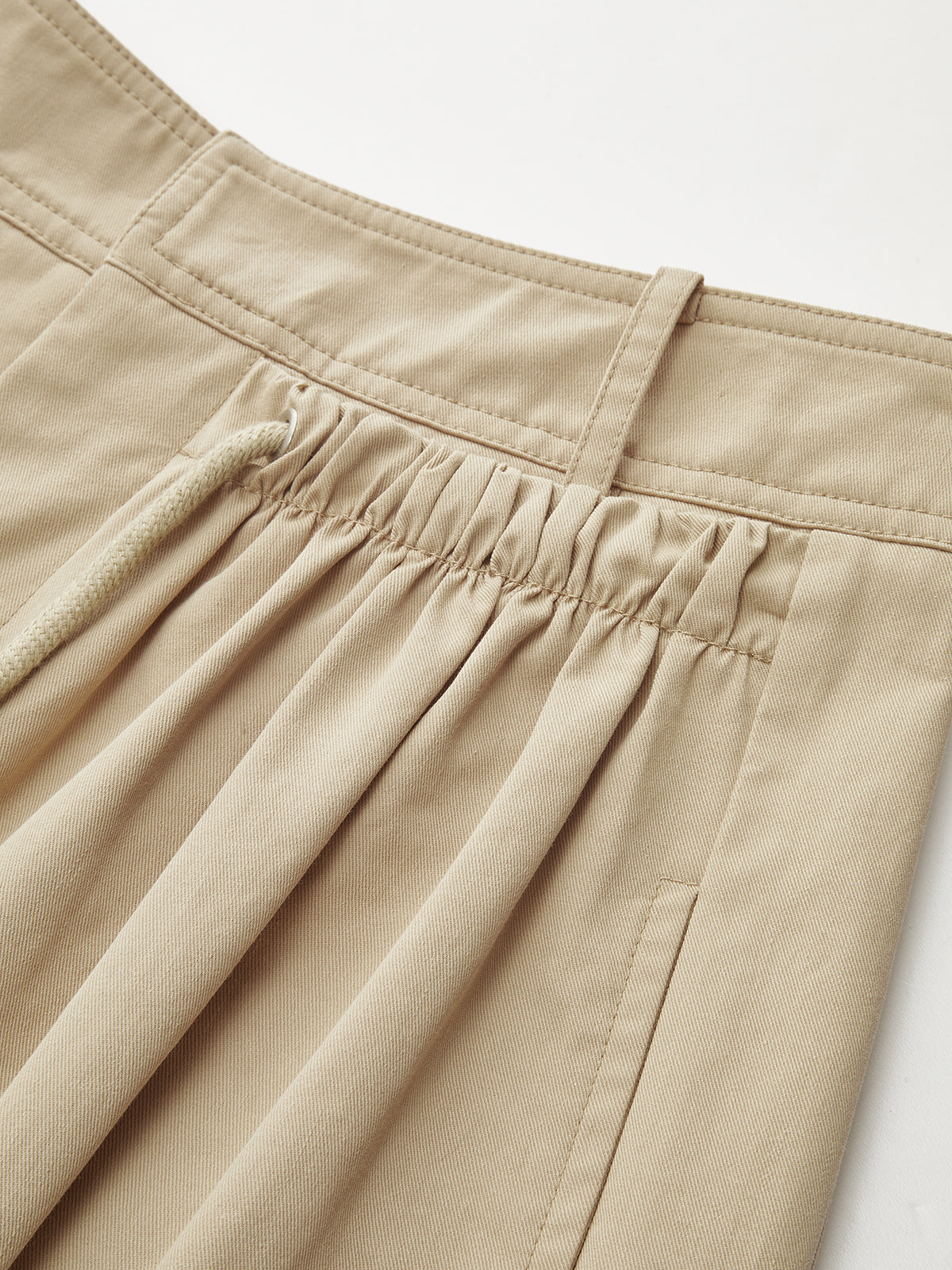 Mid-Waist Drawstring Wide-Leg Pants-Chicvia