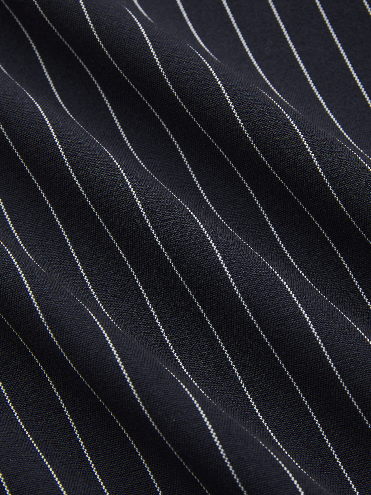 Pinstripe Wrap Top & Wide-Leg Pants Set-Chicvia