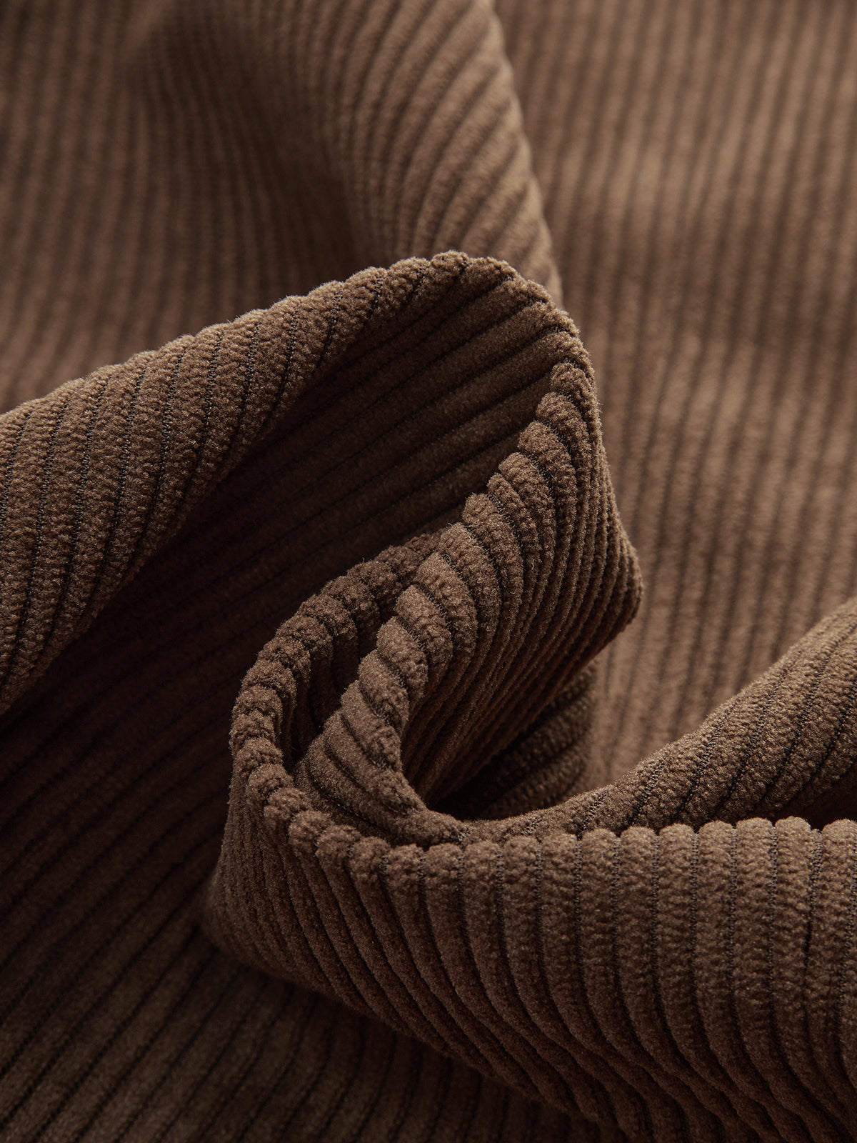 Corduroy V-neck Buttoned Vest-Chicvia