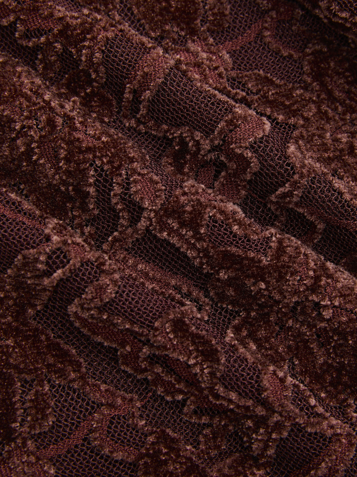 Lace-Jacquard Long-Sleeve Mini Dress-Chicvia