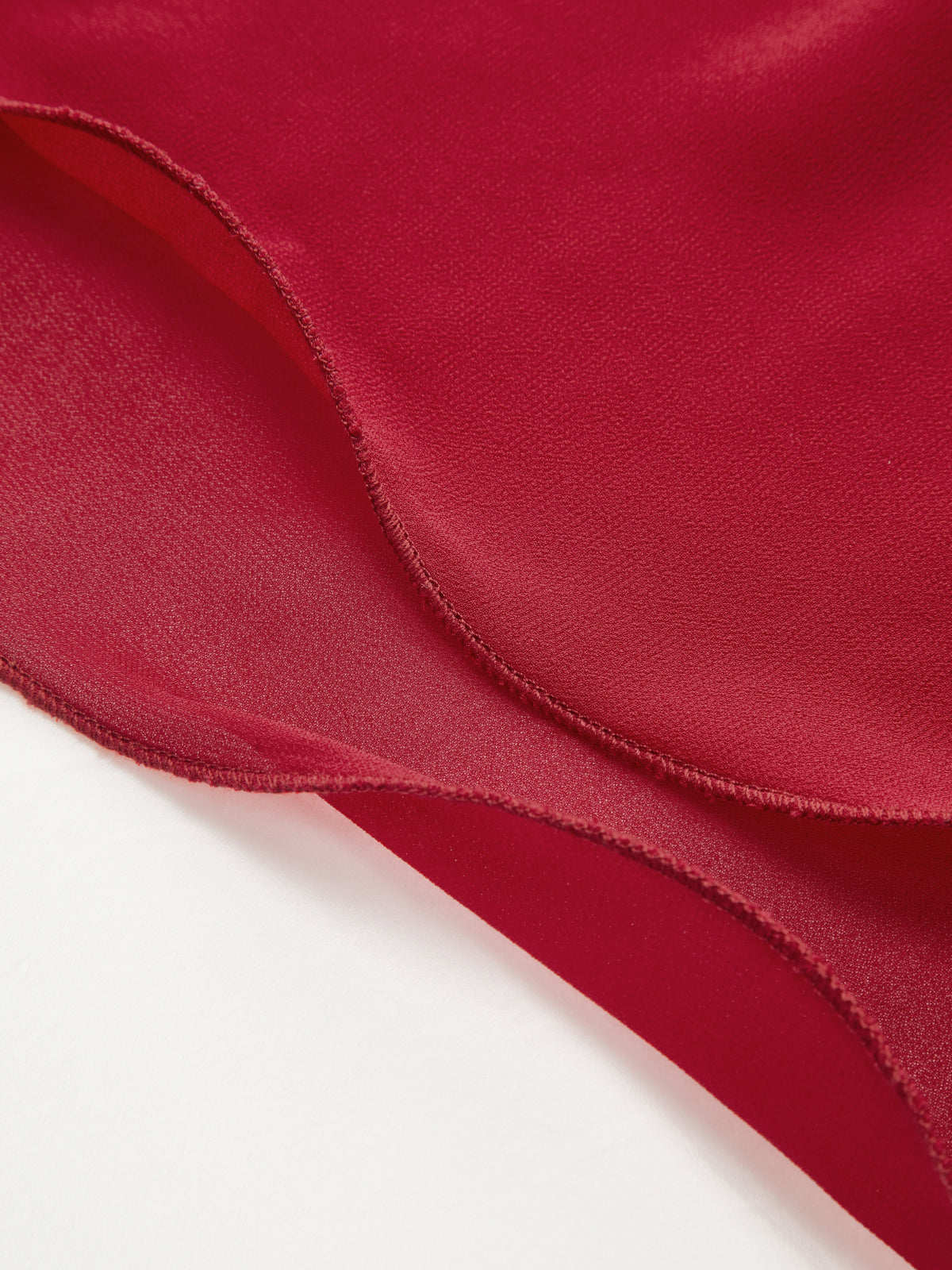 Chiffon Layered Ruffled Asymmetric Blouse-Chicvia