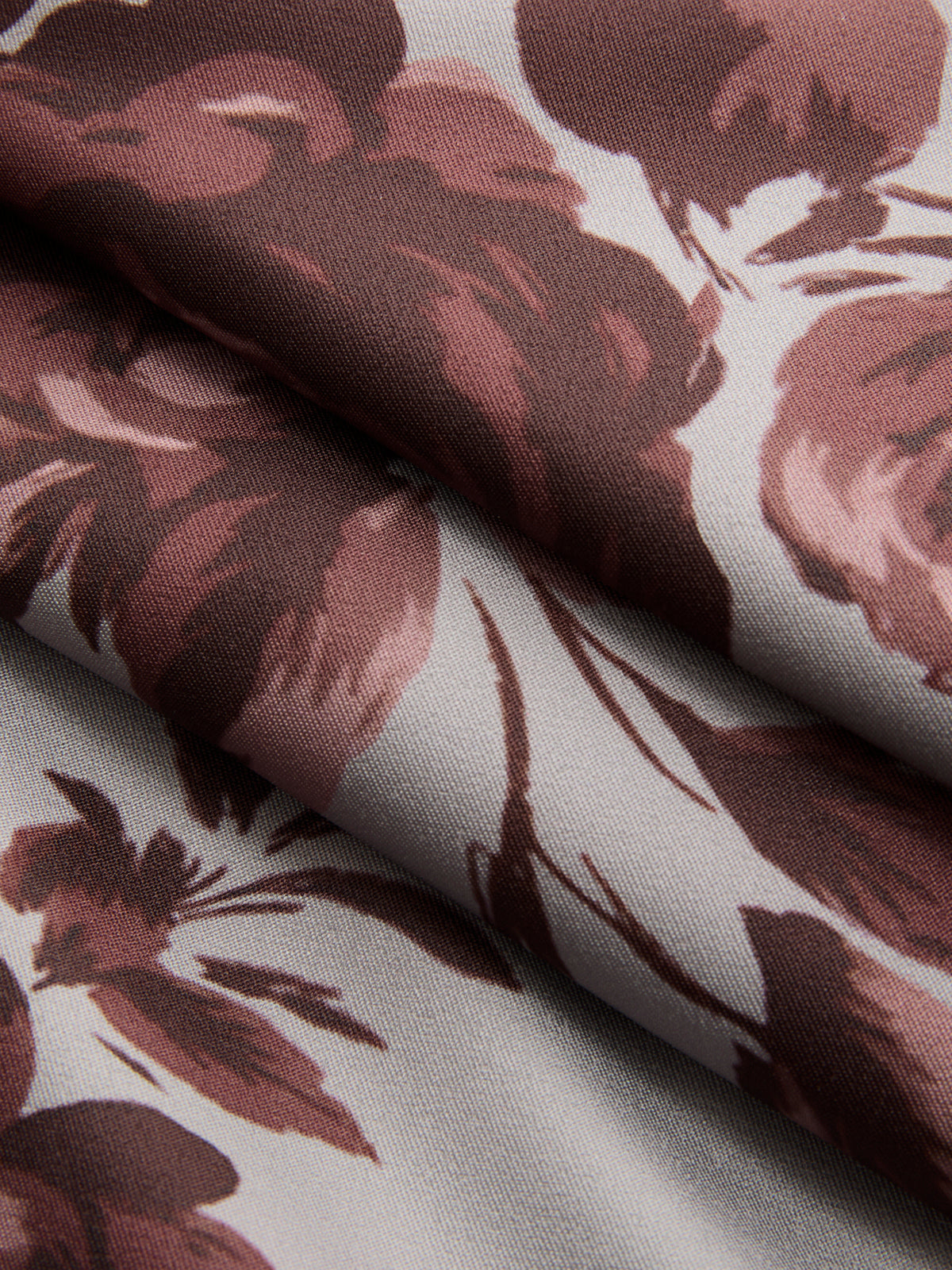 Floral Print Peplum Top & Mermaid Skirt Set-Chicvia