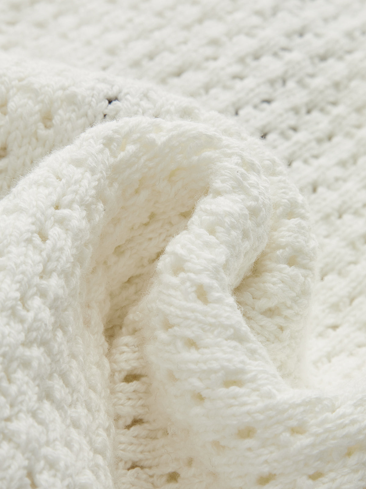 Contrast Trim Knit Vest & Wide-Leg Pants Set-Chicvia