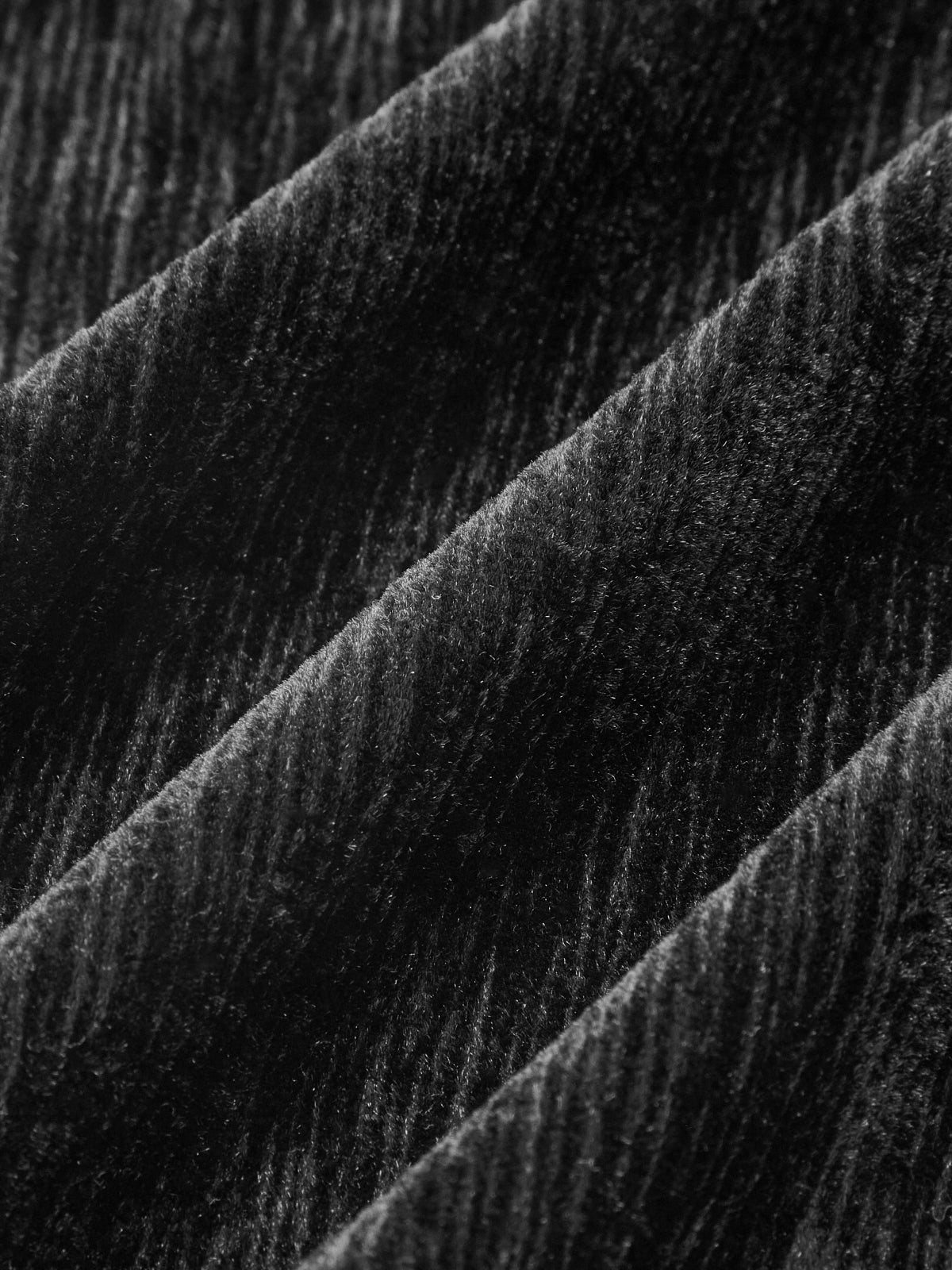 Mandarin Collar Velvet Frog-Closure Slit Dress-Chicvia