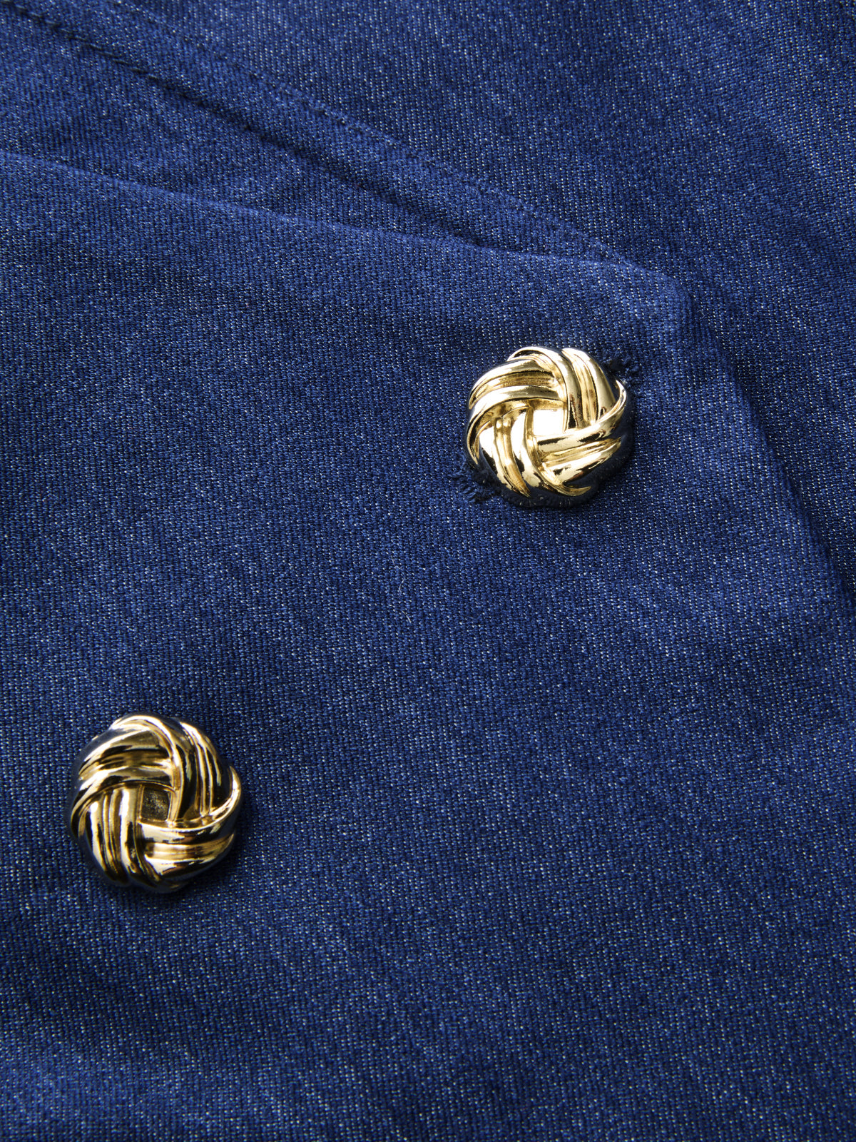 Double-Breasted Sleeveless Blazer Vest-Chicvia