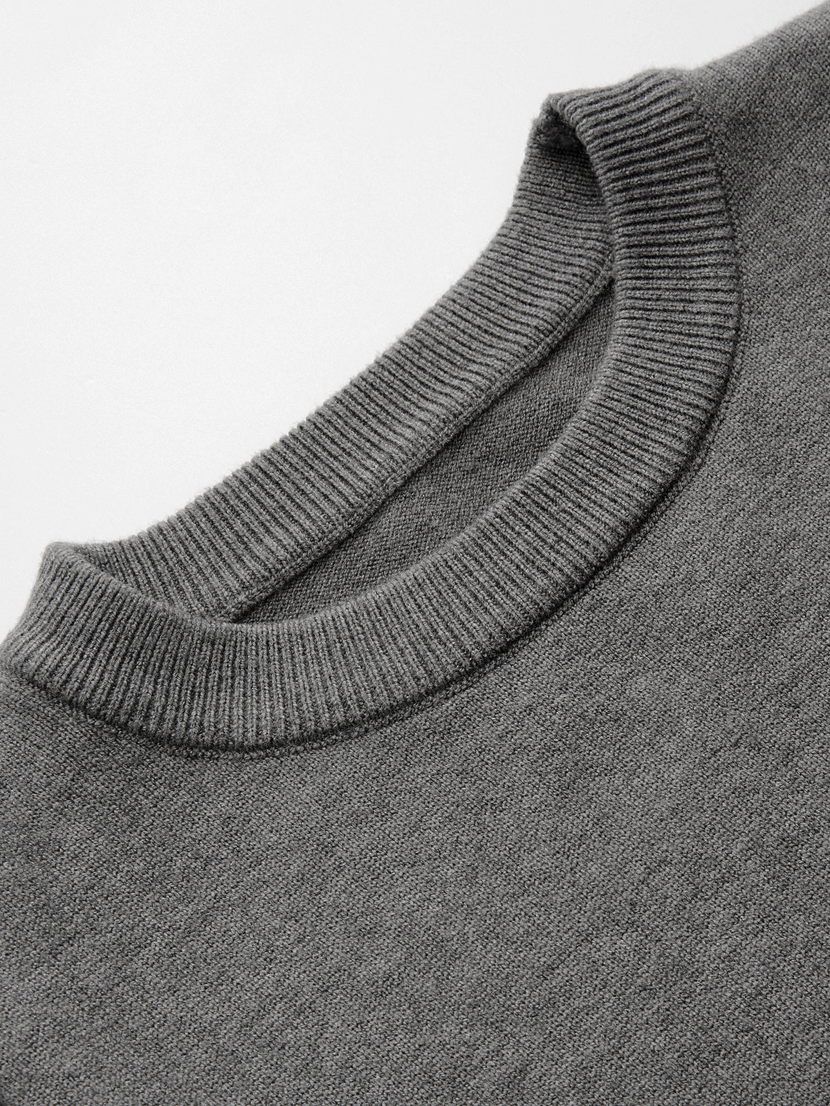 Cinched Waist Crew Neck Sleeveless Sweater Vest-Chicvia