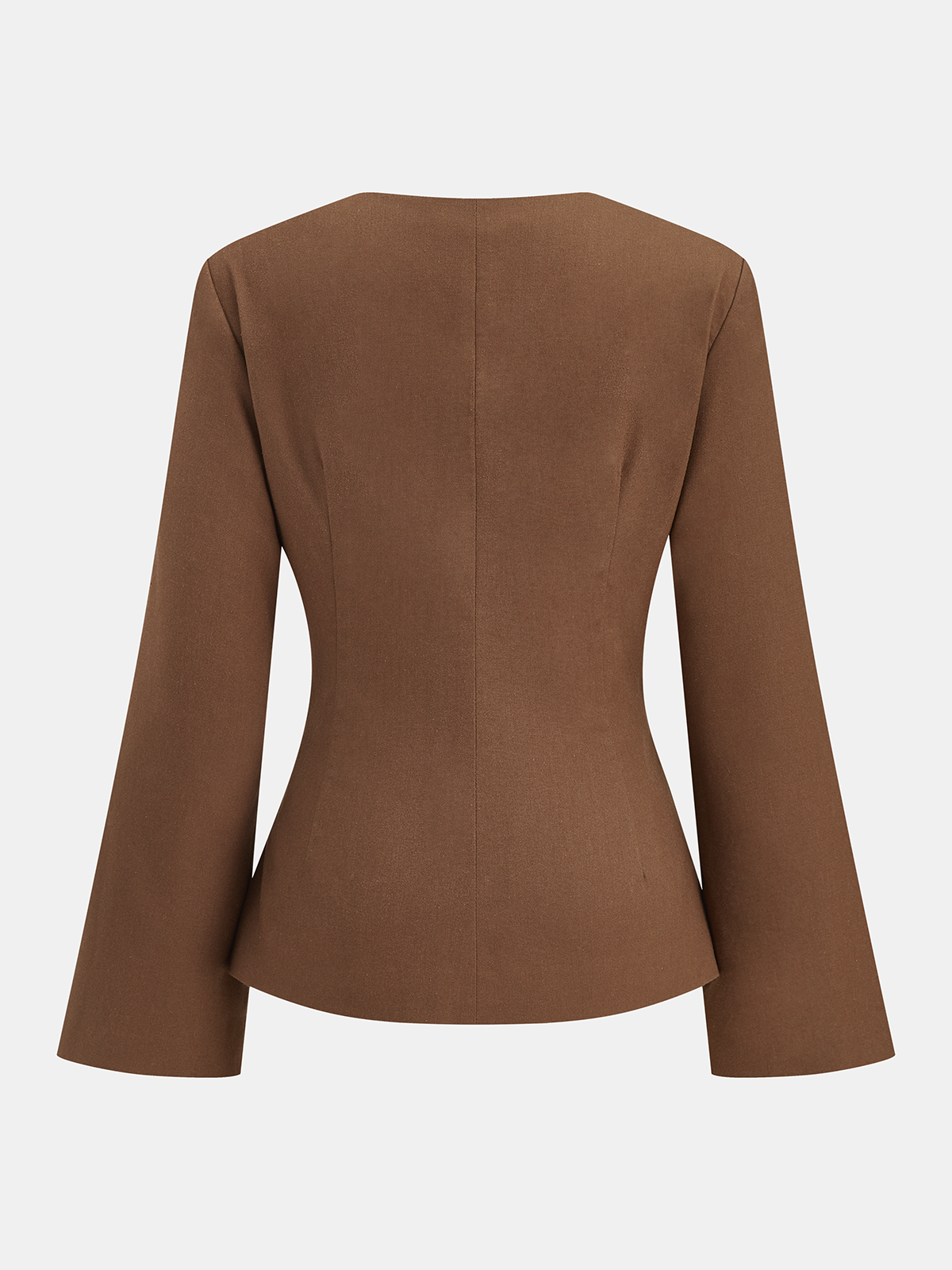 Linen Blend Blazer & Shorts Set-Chicvia