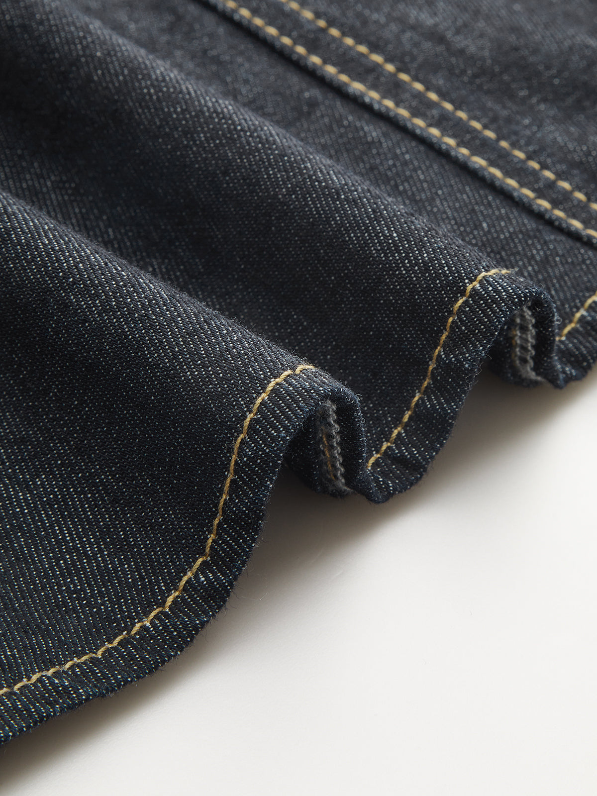 Contrast Stitch Denim Cami Top-Chicvia