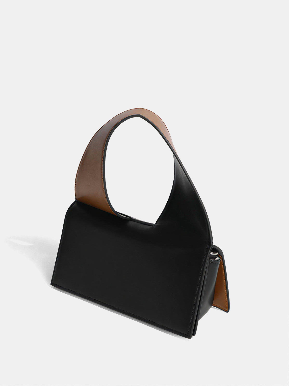 Color-Block Geometric Top-Handle Bag-Chicvia