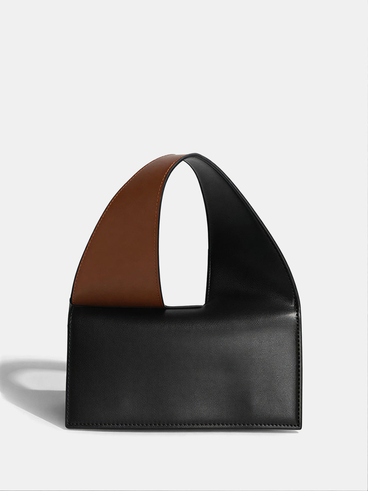 Color-Block Geometric Top-Handle Bag-Chicvia