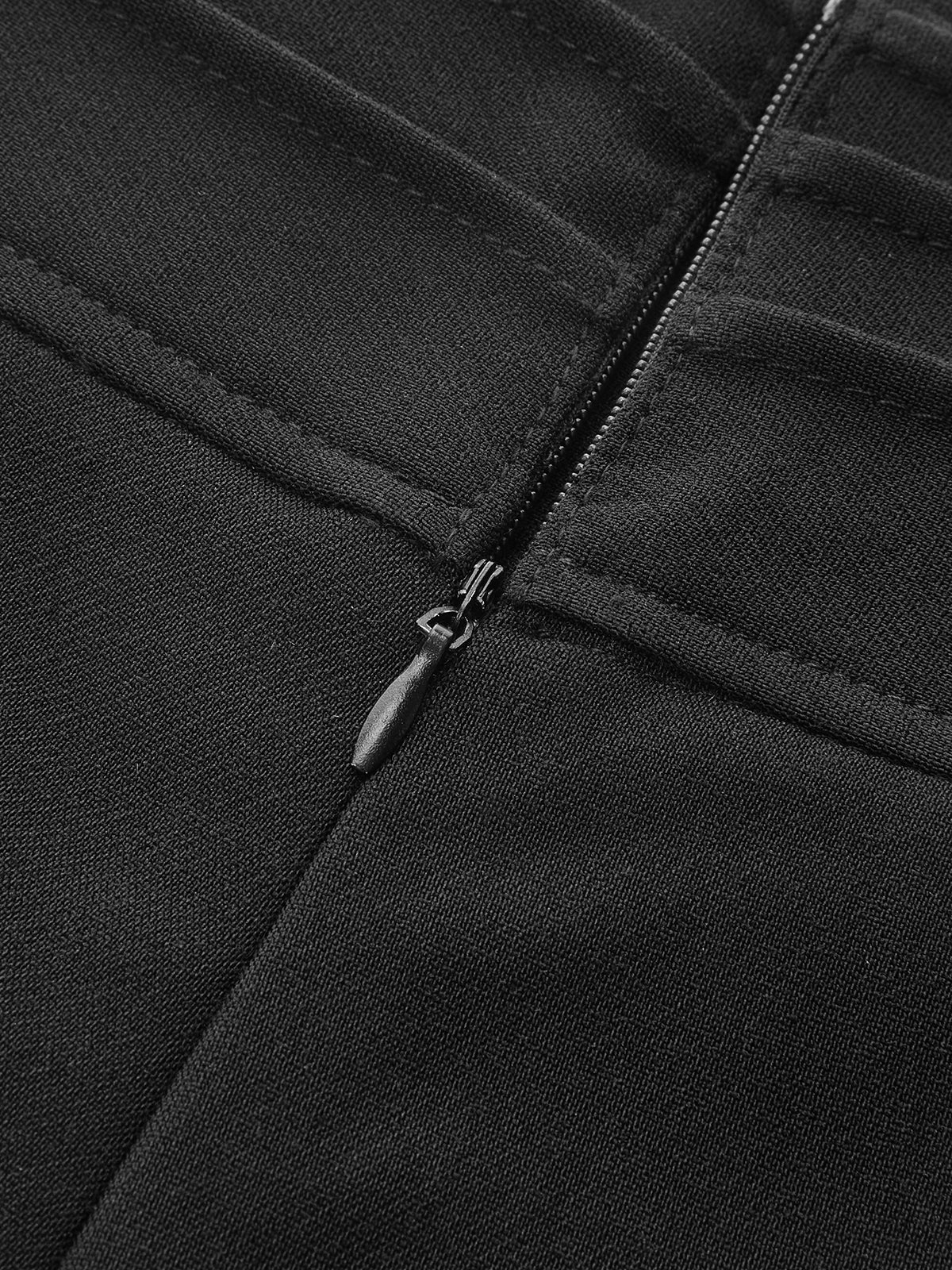 High-Waisted A-Line Pleated Shorts-Chicvia