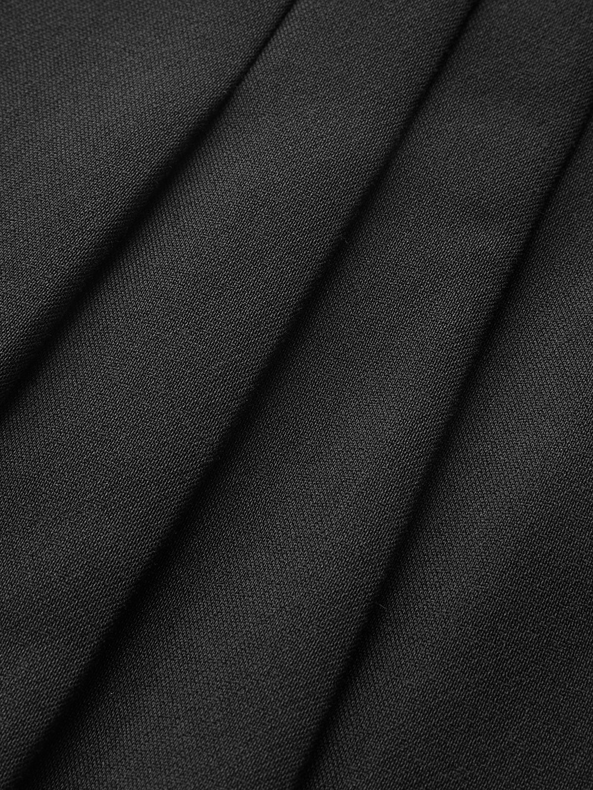 High-Waisted A-Line Pleated Shorts-Chicvia