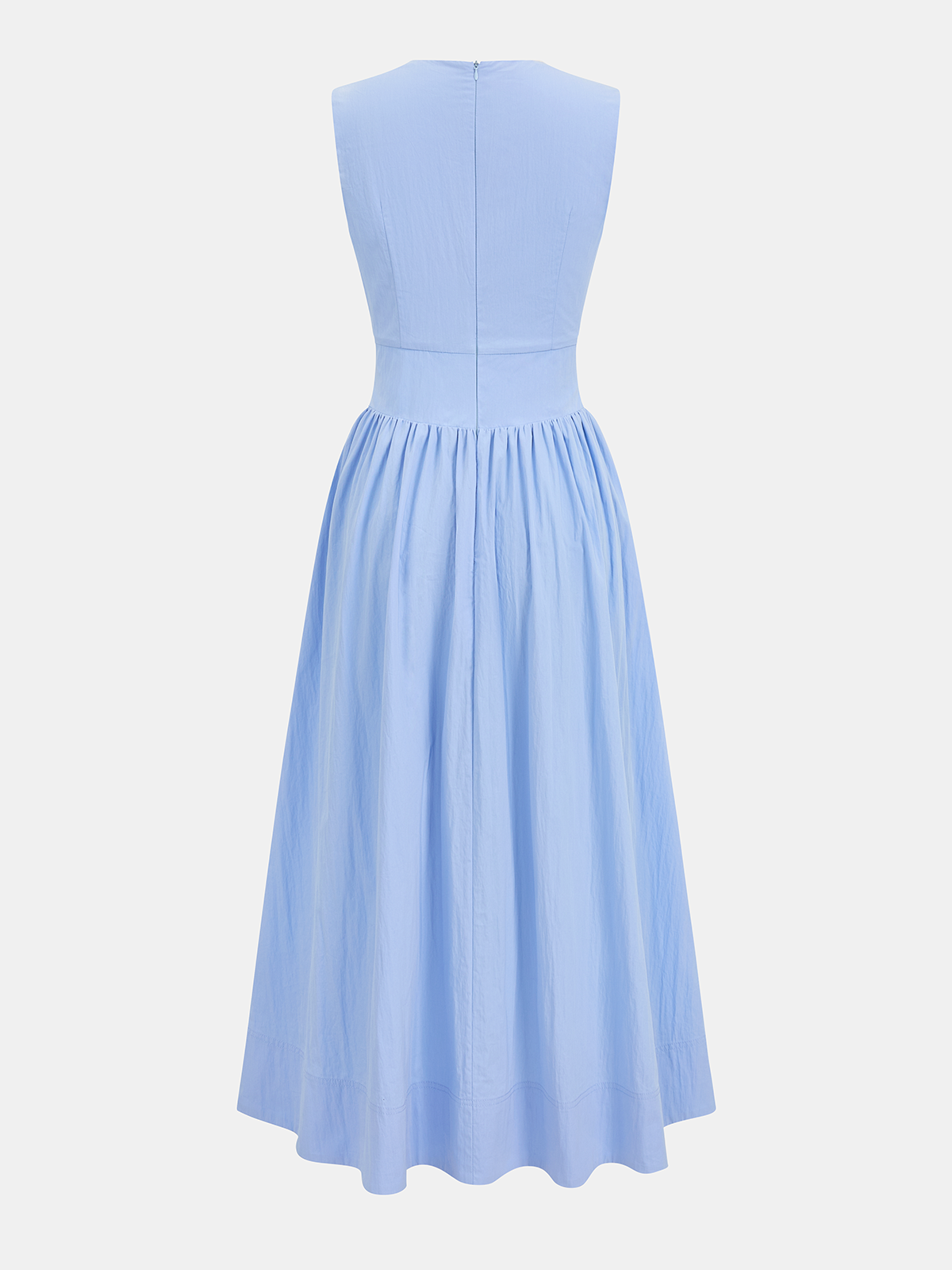 Decorative Detail Sleeveless Maxi Dress-Chicvia